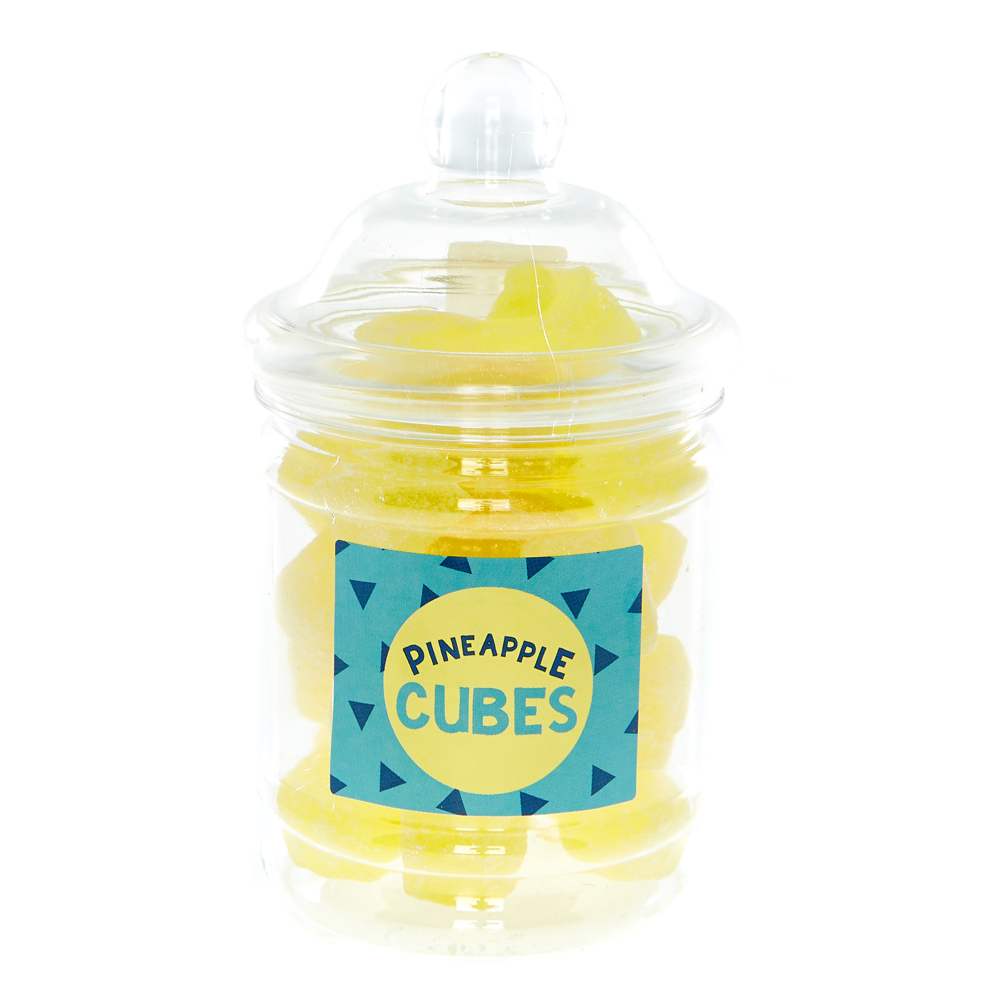 Pineapple Cubes Boiled Sweets In A Jar