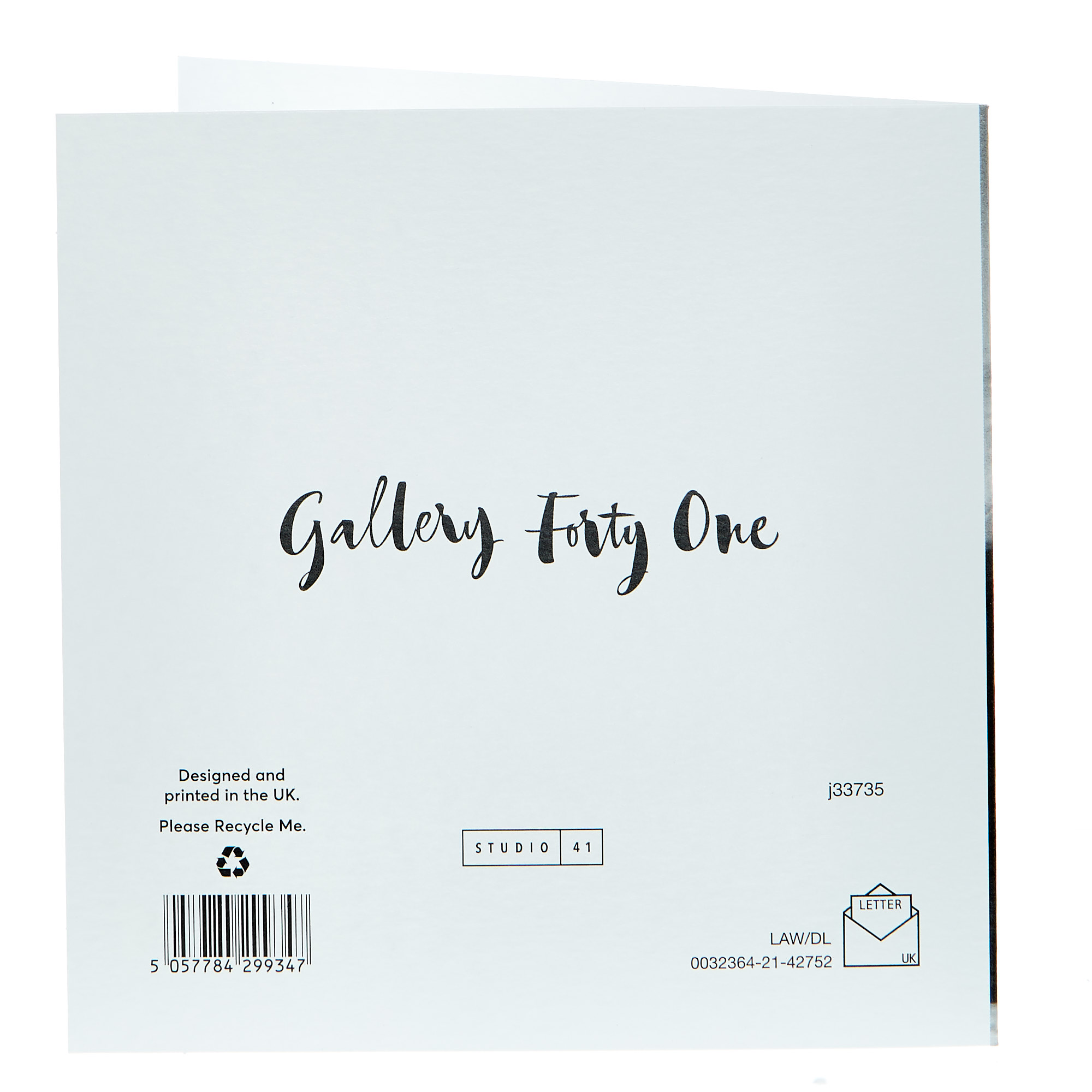Any Occasion Card - Black & White Chimpanzee
