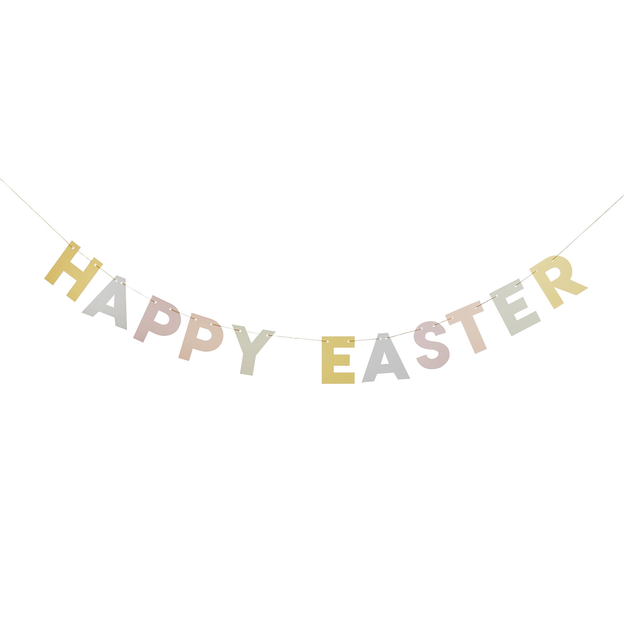 Pastel Happy Easter Card Banner 2m