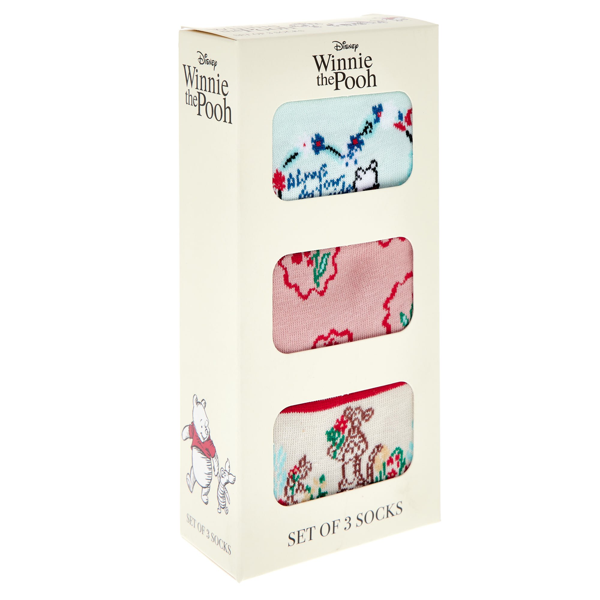 Winnie The Pooh Socks - 3 Pairs
