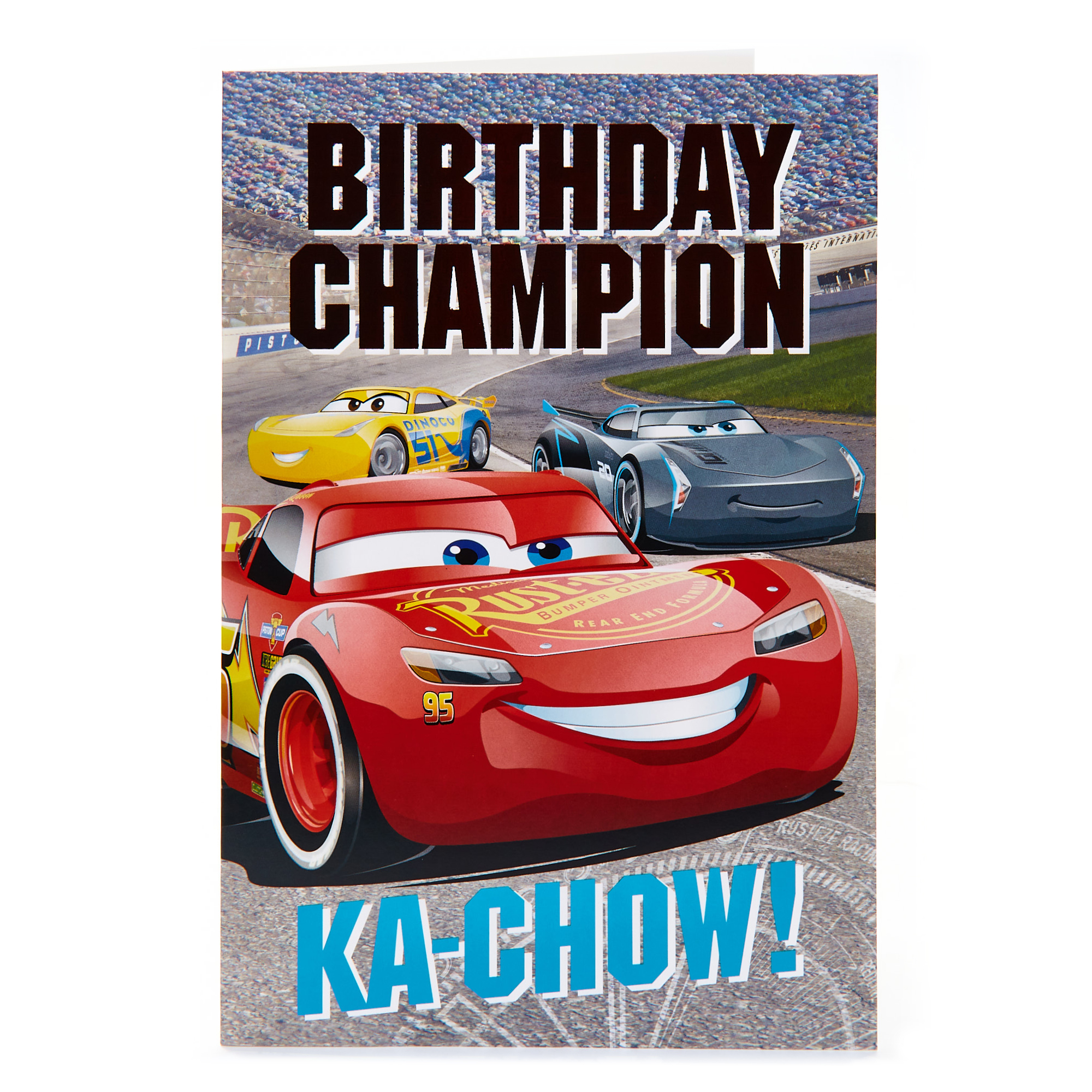 Cars Birthday Card - Birthday Champion