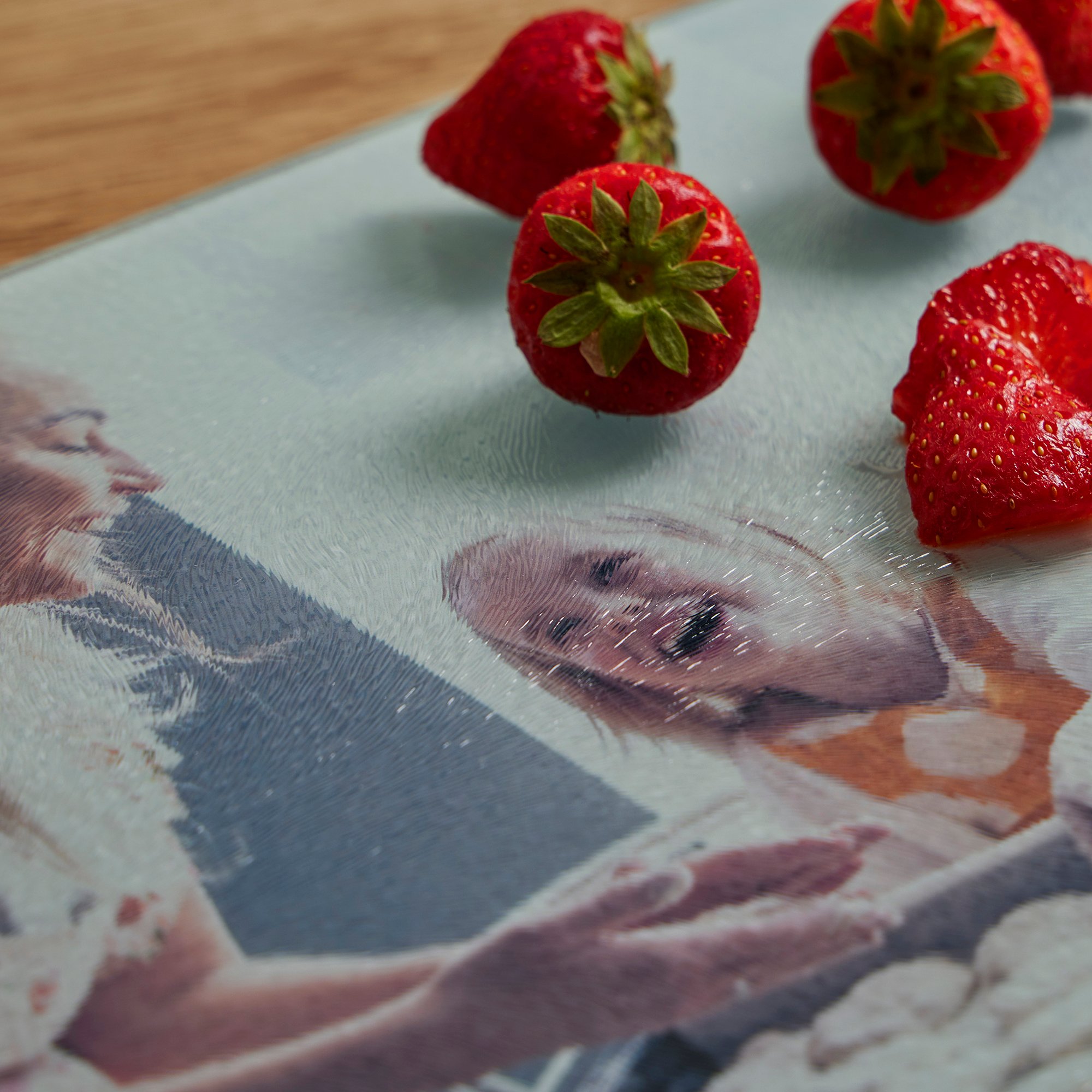 Personalised Glass Photo Chopping Board 