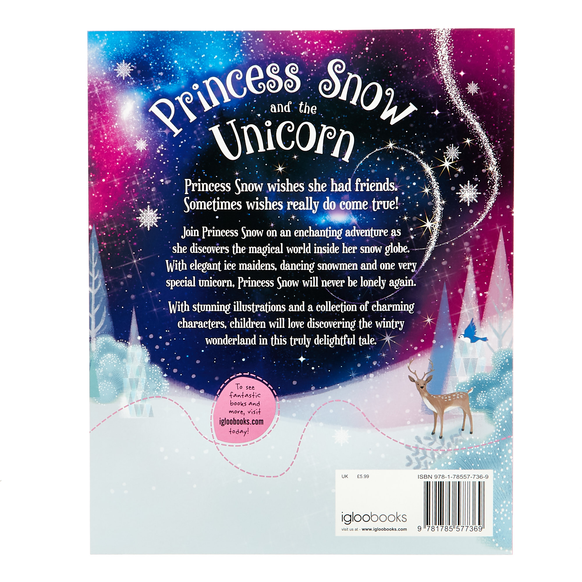 Princess Snow And The Unicorn Book