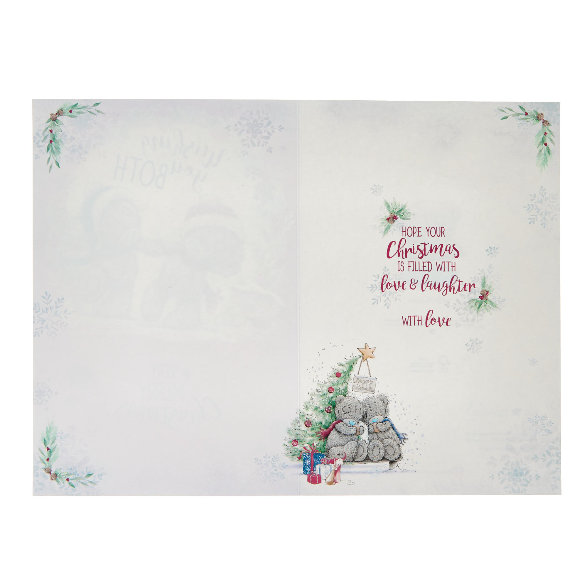To Both Of You Me To You Tatty Teddy Christmas Card