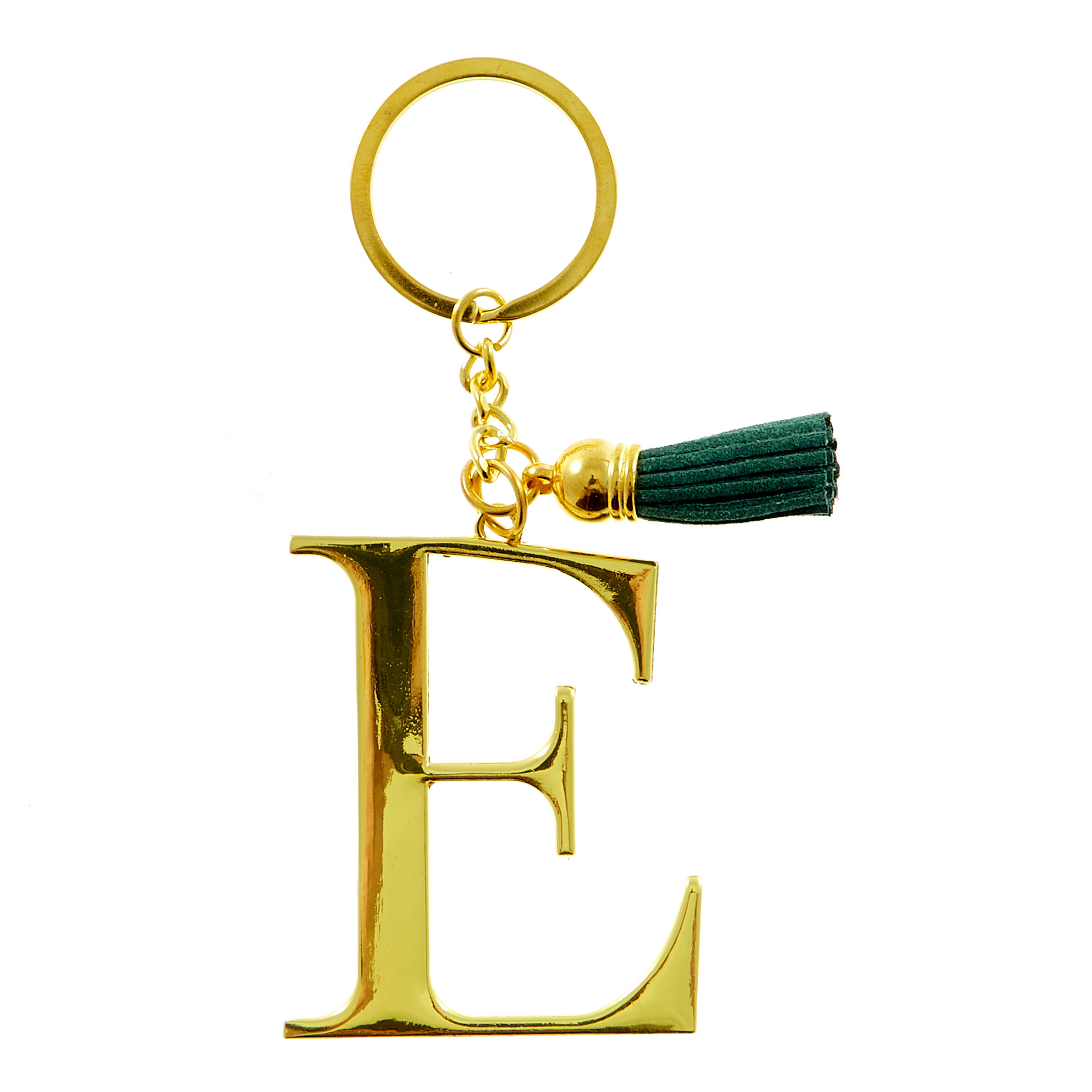 Letter E Key Ring