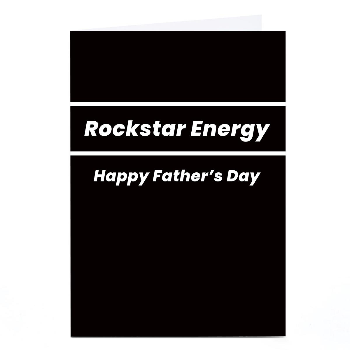 Father's Day Card - Rockstar Energy