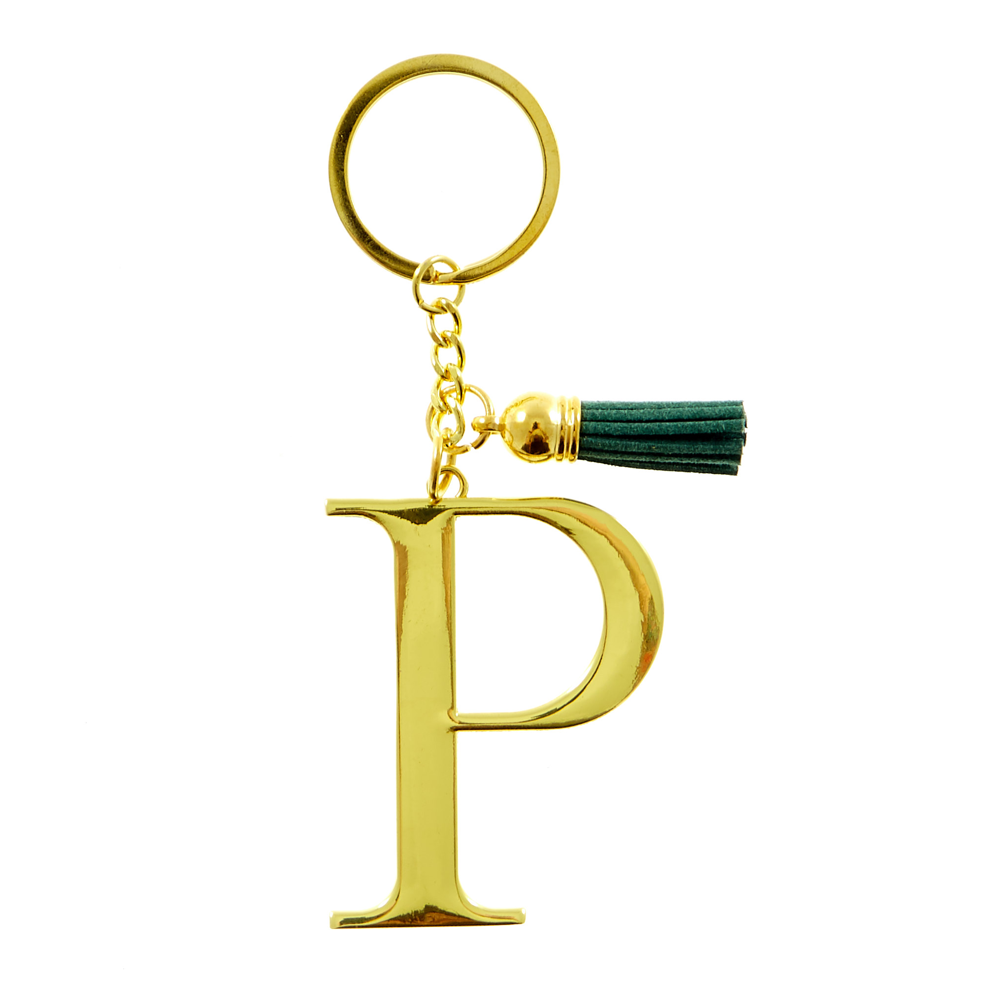 Letter P Key Ring