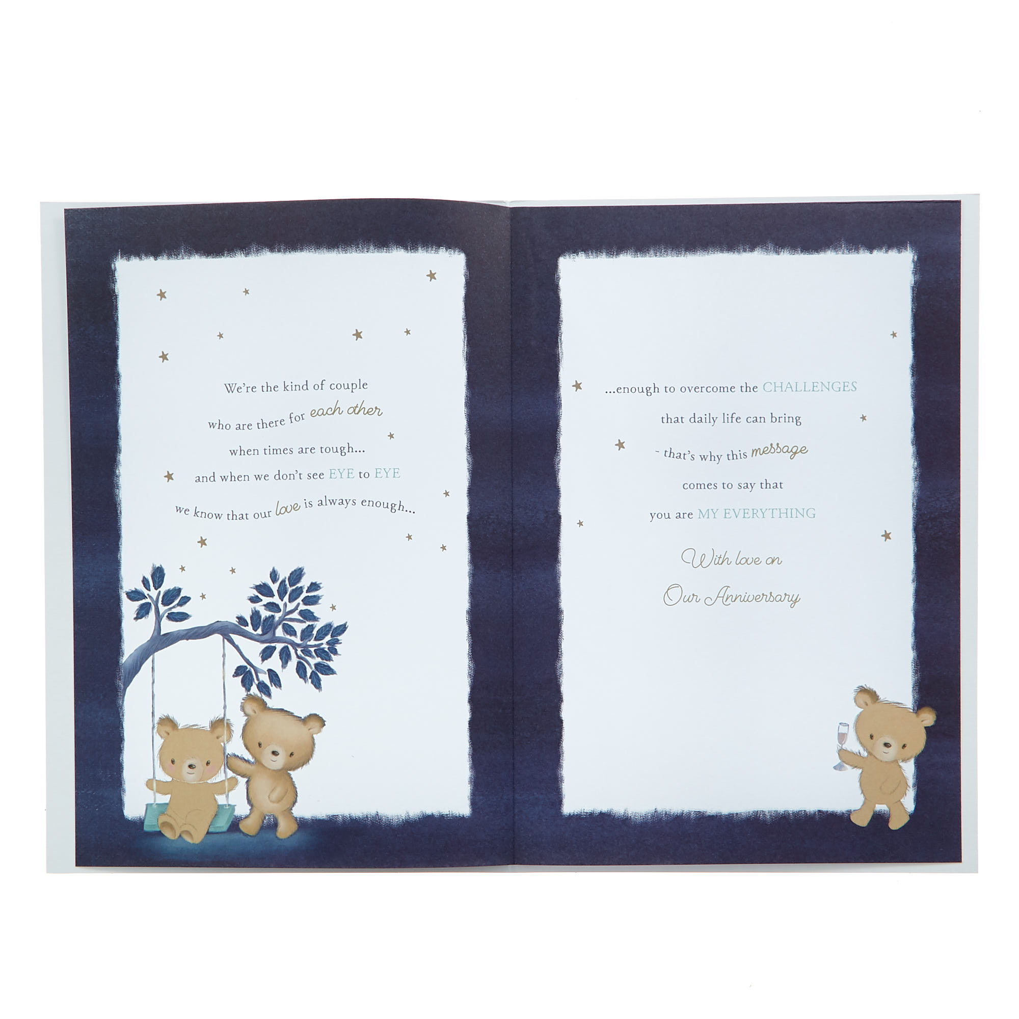 Anniversary Card - Special Husband Bears