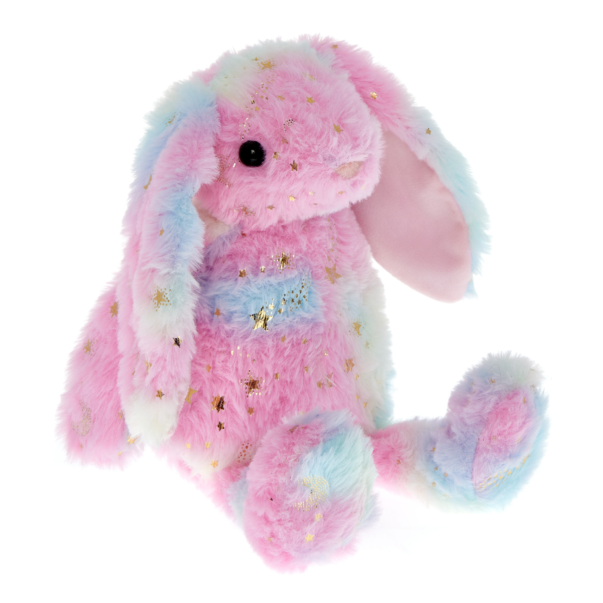 Small Rainbow Sparkle Bunny Soft Toy