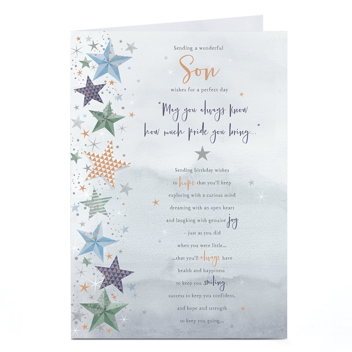 Birthday Card - May You Always Know, Son