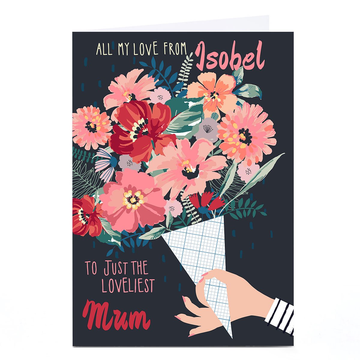 Personalised Bev Hopwood Mother's Day Card - The Loveliest