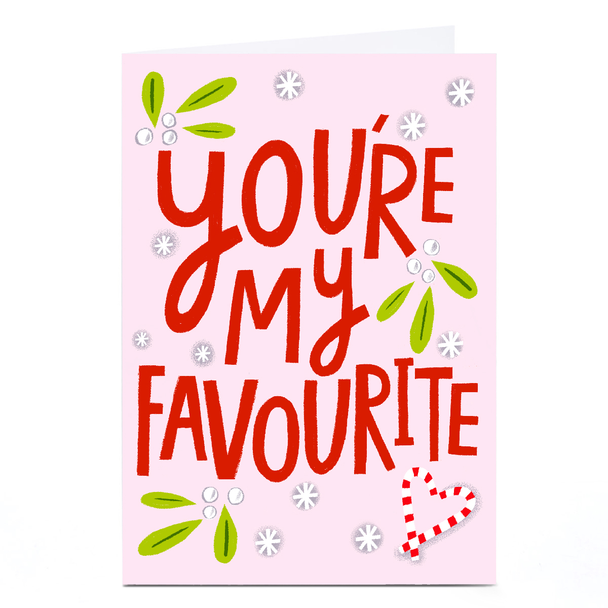 Personalised Stevie Studio Christmas Card - You're my favourite