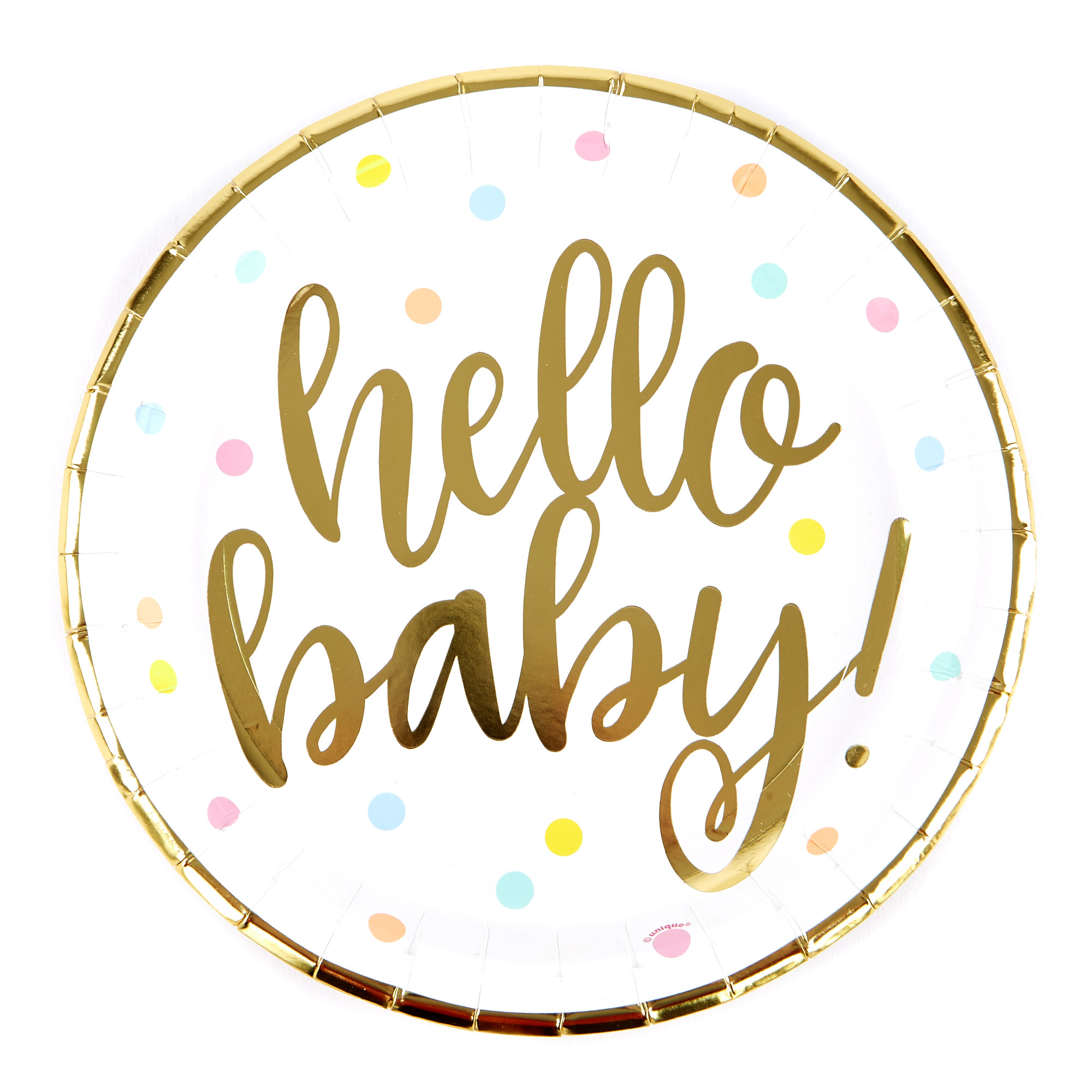 Hello Baby Party Tableware & Decoration Bundle - 16 Guests