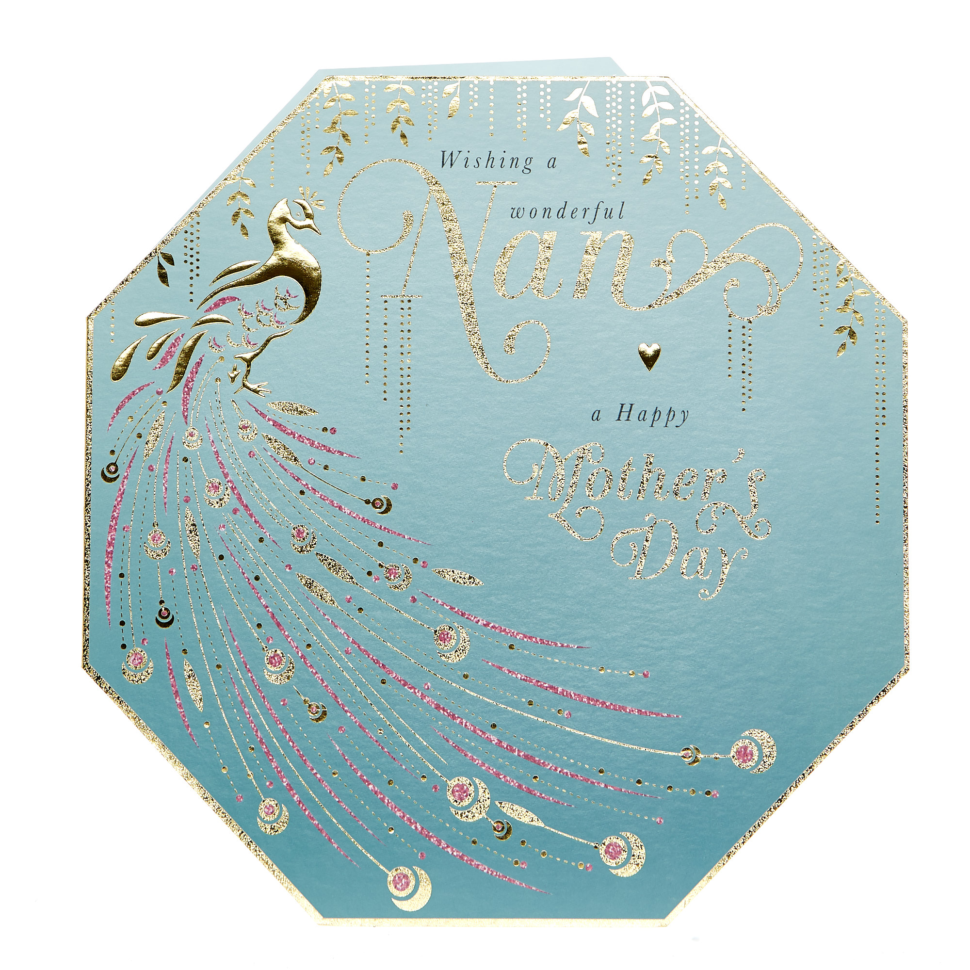 Mother's Day Card - Wonderful Nan Art Deco