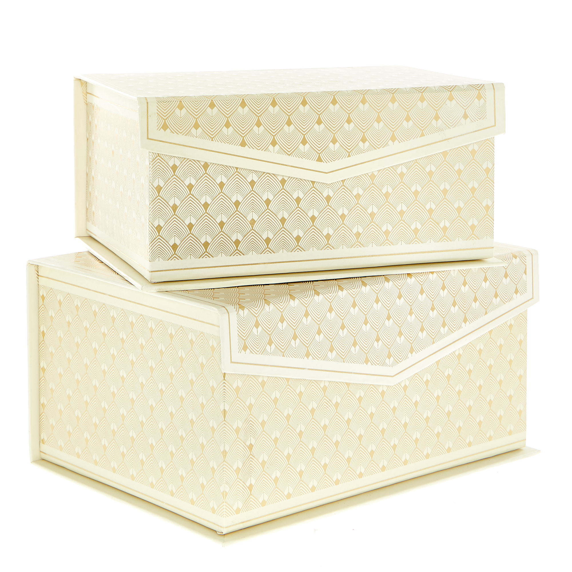 Luxury Art Deco Occasion Gift Boxes - Set Of 2