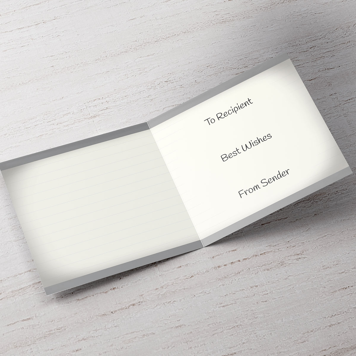 Personalised Card - Husband Light Box