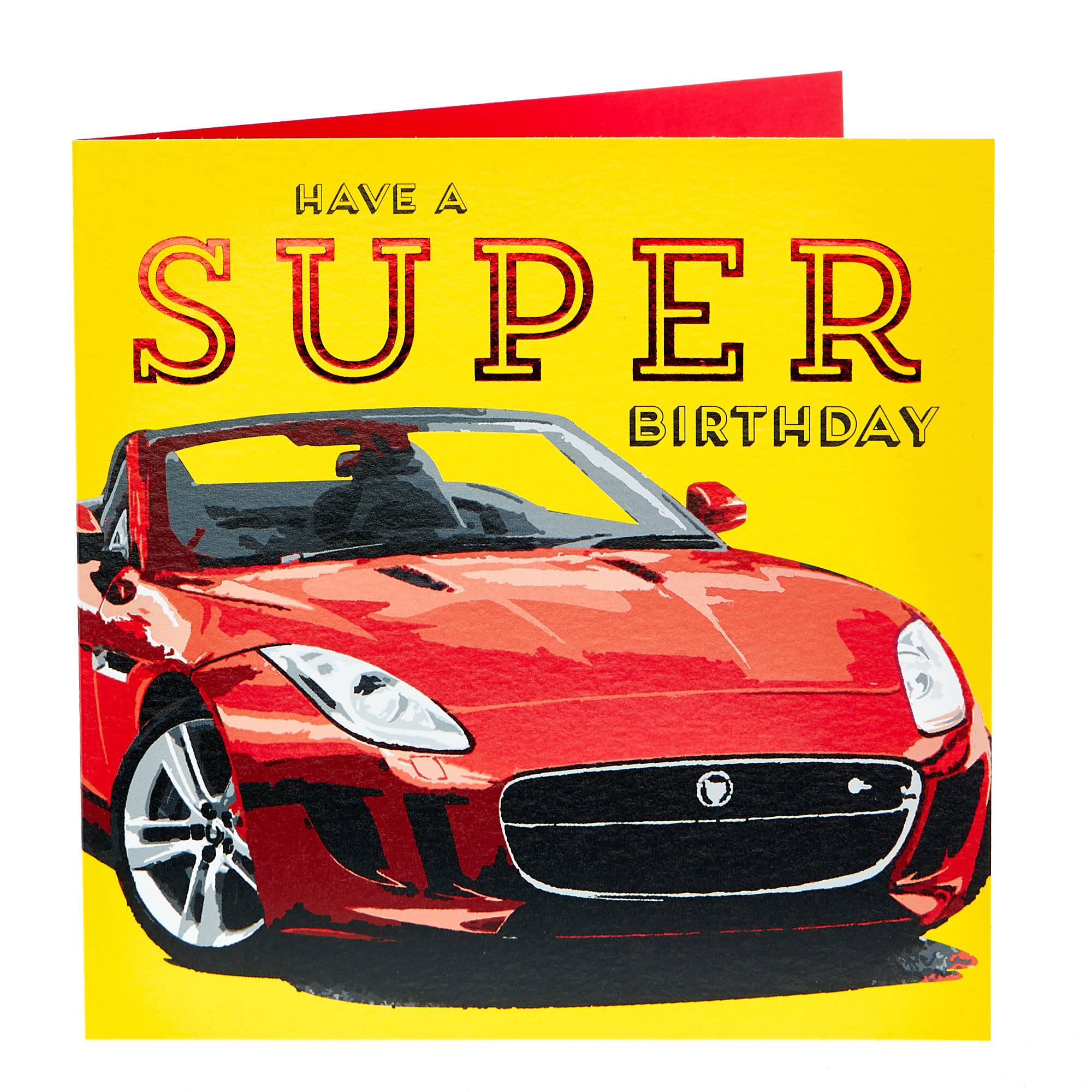 Birthday Card - Supercar