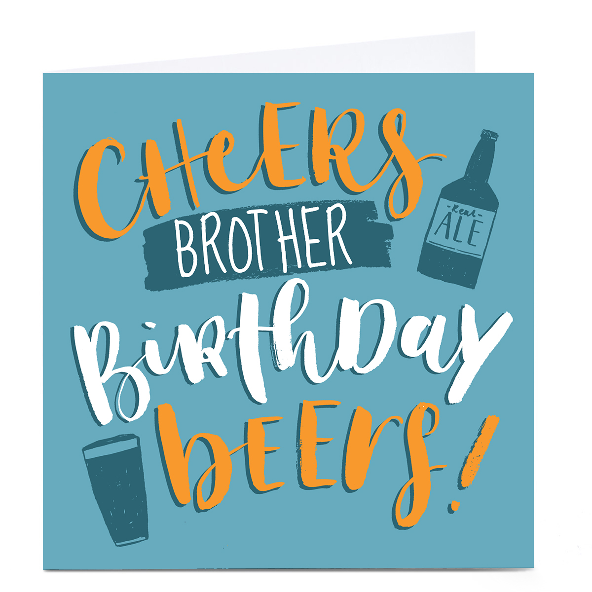 Personalised Nikki Whiston Birthday Card - Brother