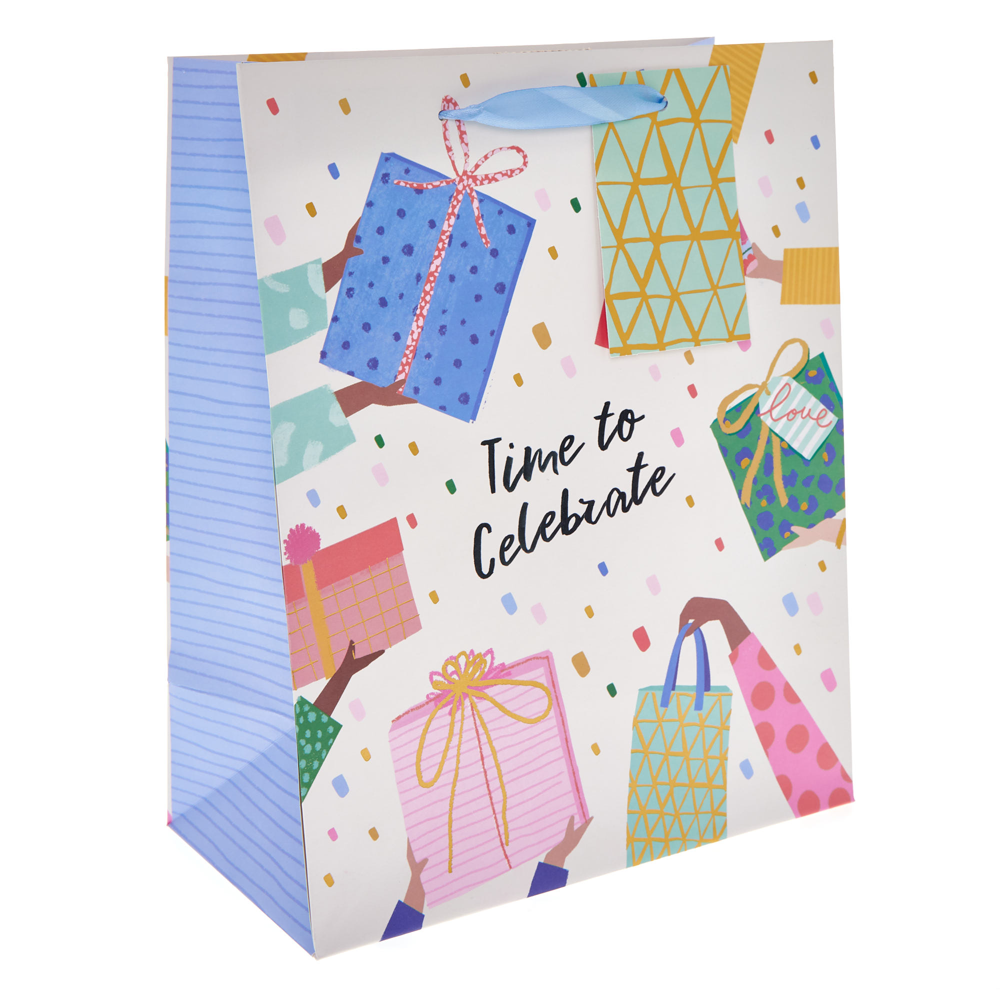 Time To Celebrate Presents Large Portrait Gift Bag