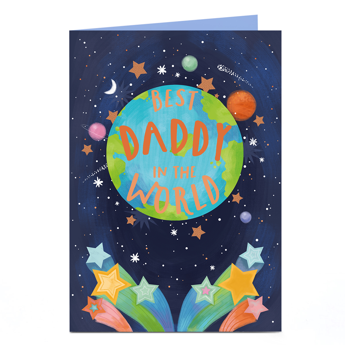 Personalised Father's Day Card - Best Daddy in The World