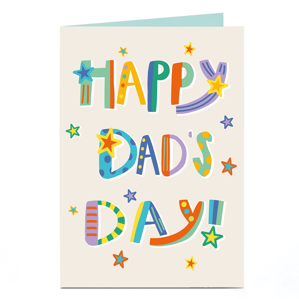 Personalised Father's Day Card - Happy Dads Day