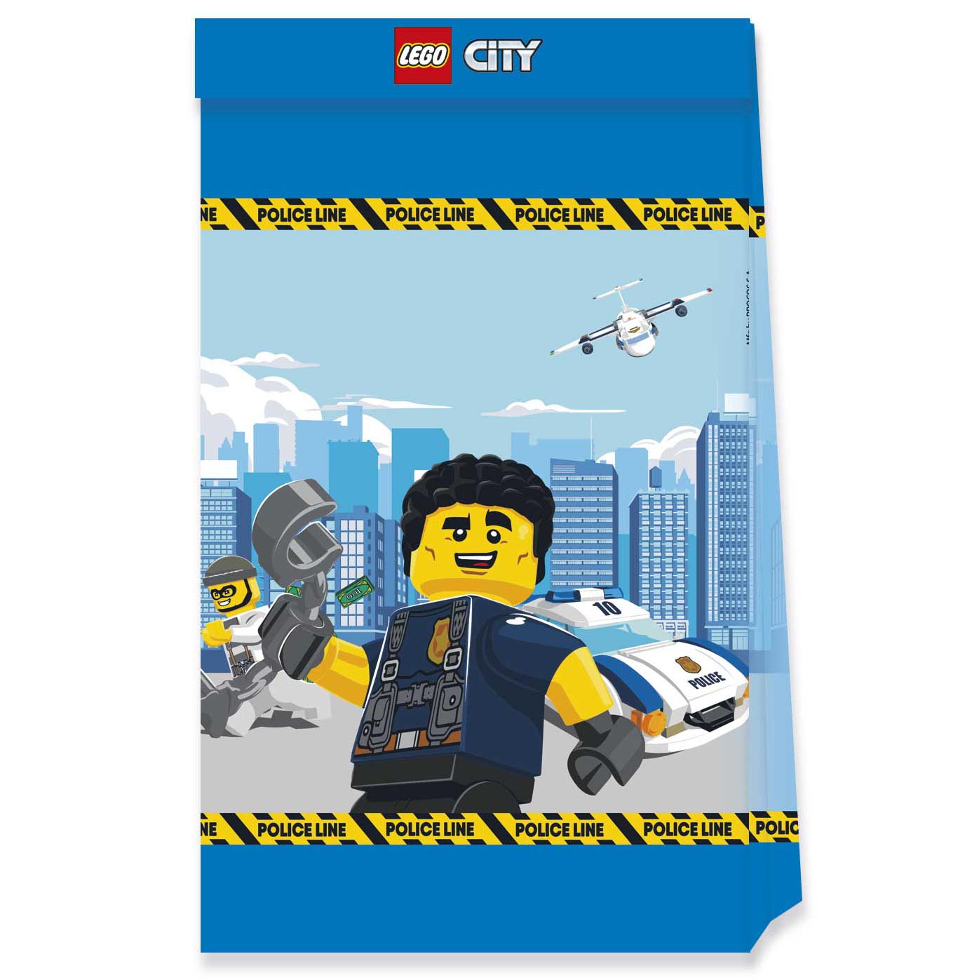 Lego City Party Tableware & Decorations Bundle - 16 Guests