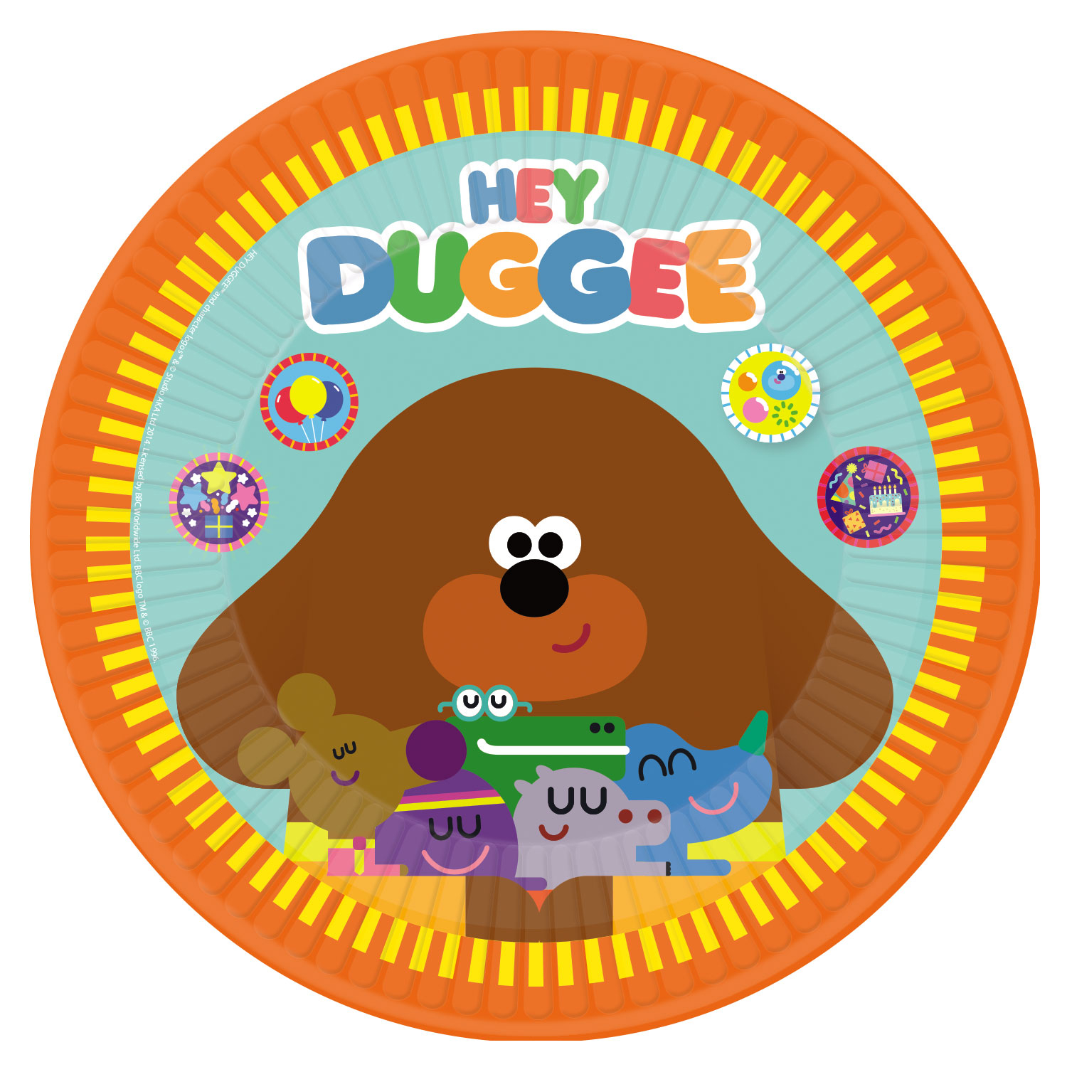 Hey Duggee Party Tableware & Decorations Bundle - 16 Guests