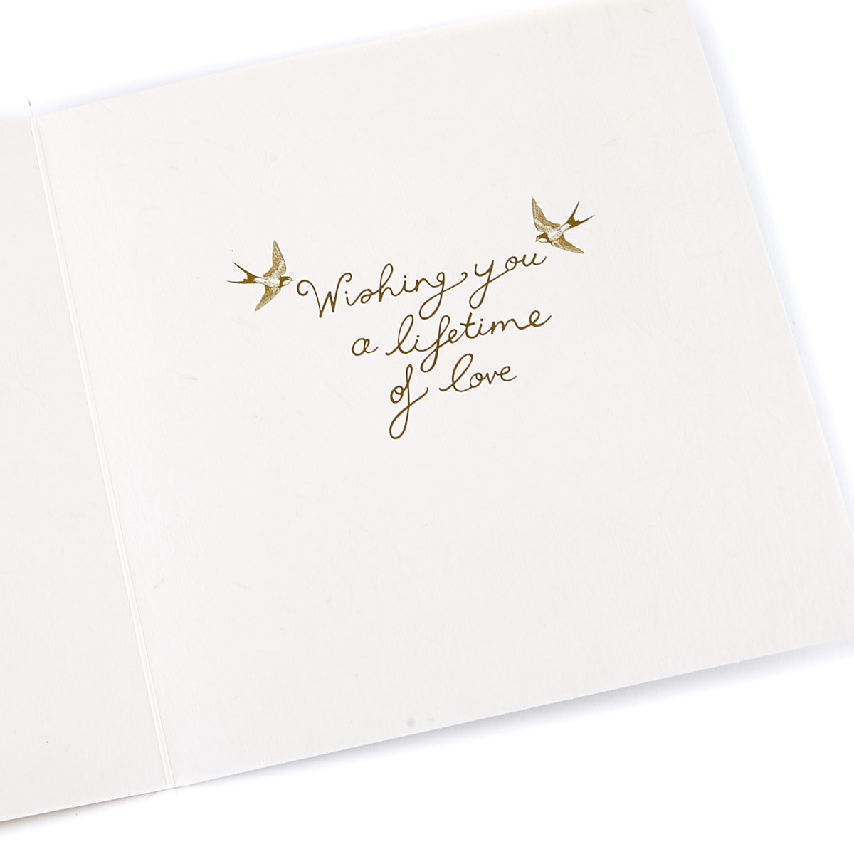 Boutique Collection Wedding Card - Swallows & Heart
