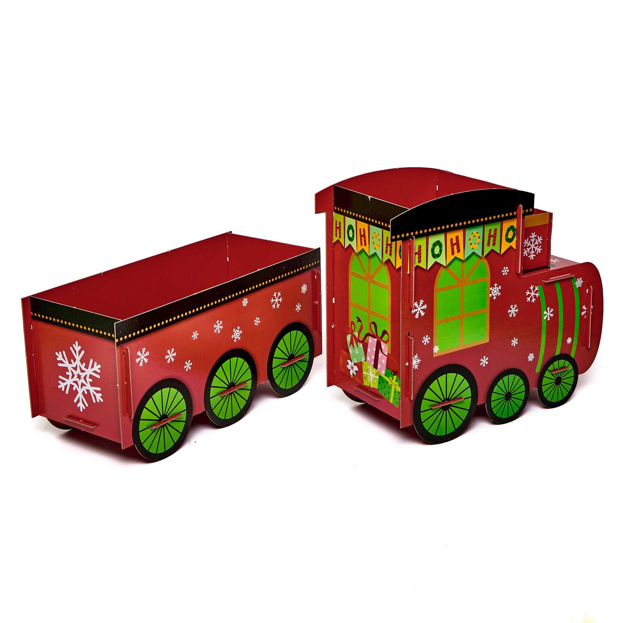 Small Flatpack Christmas Present Train