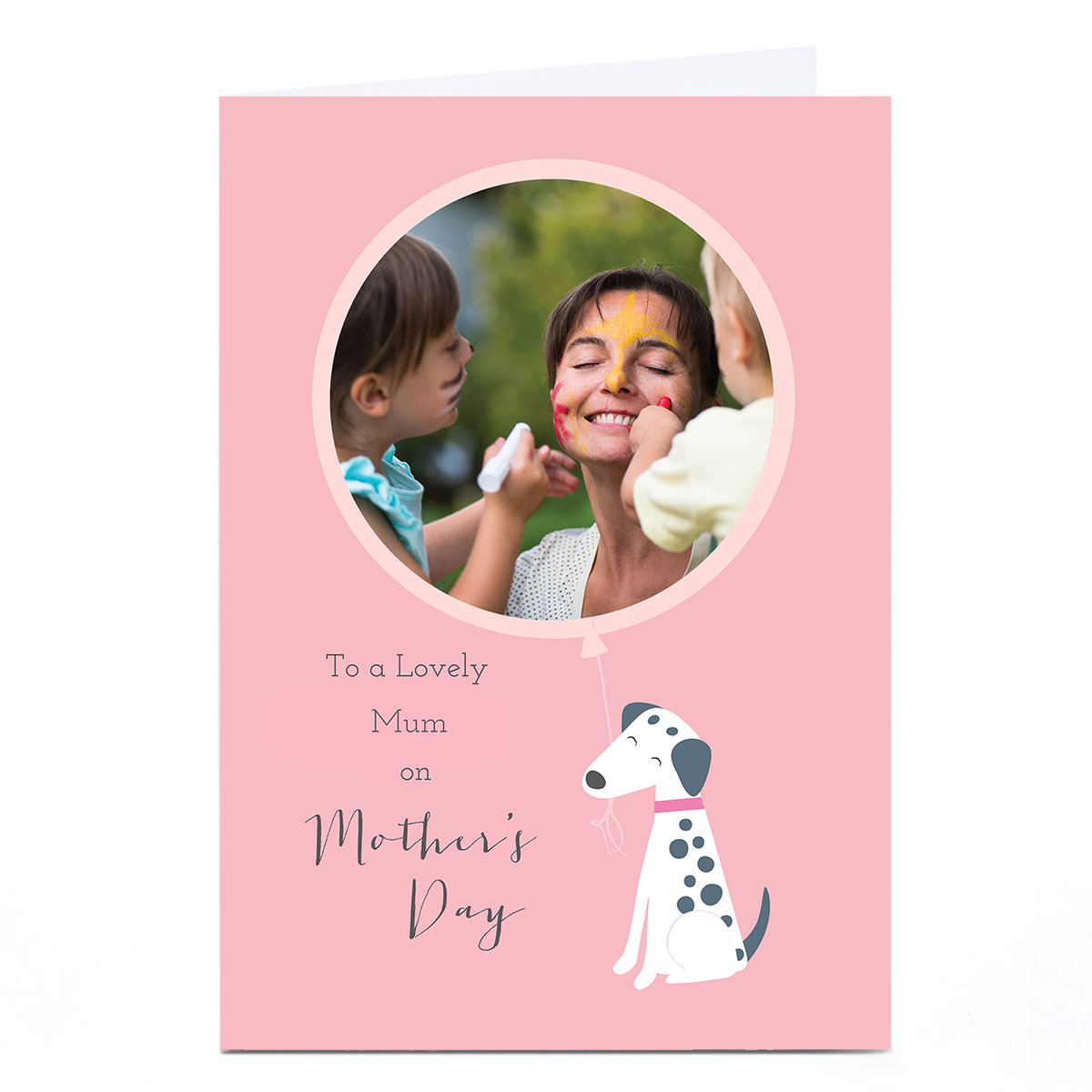 Photo Klara Hawkins Mother's Day card - Dog & Balloon