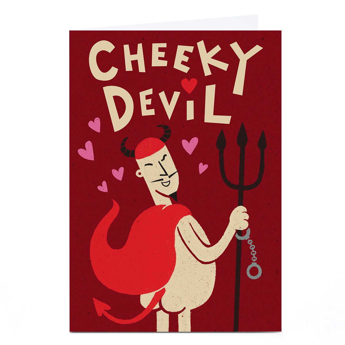 Personalised Tin Bath Card - Cheeky Devil