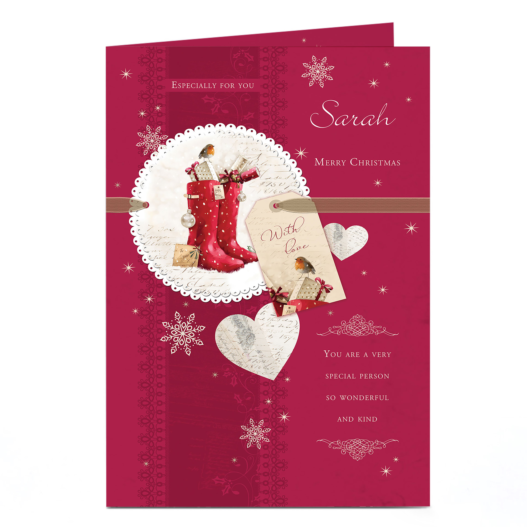 Personalised Christmas Card - Especially For You