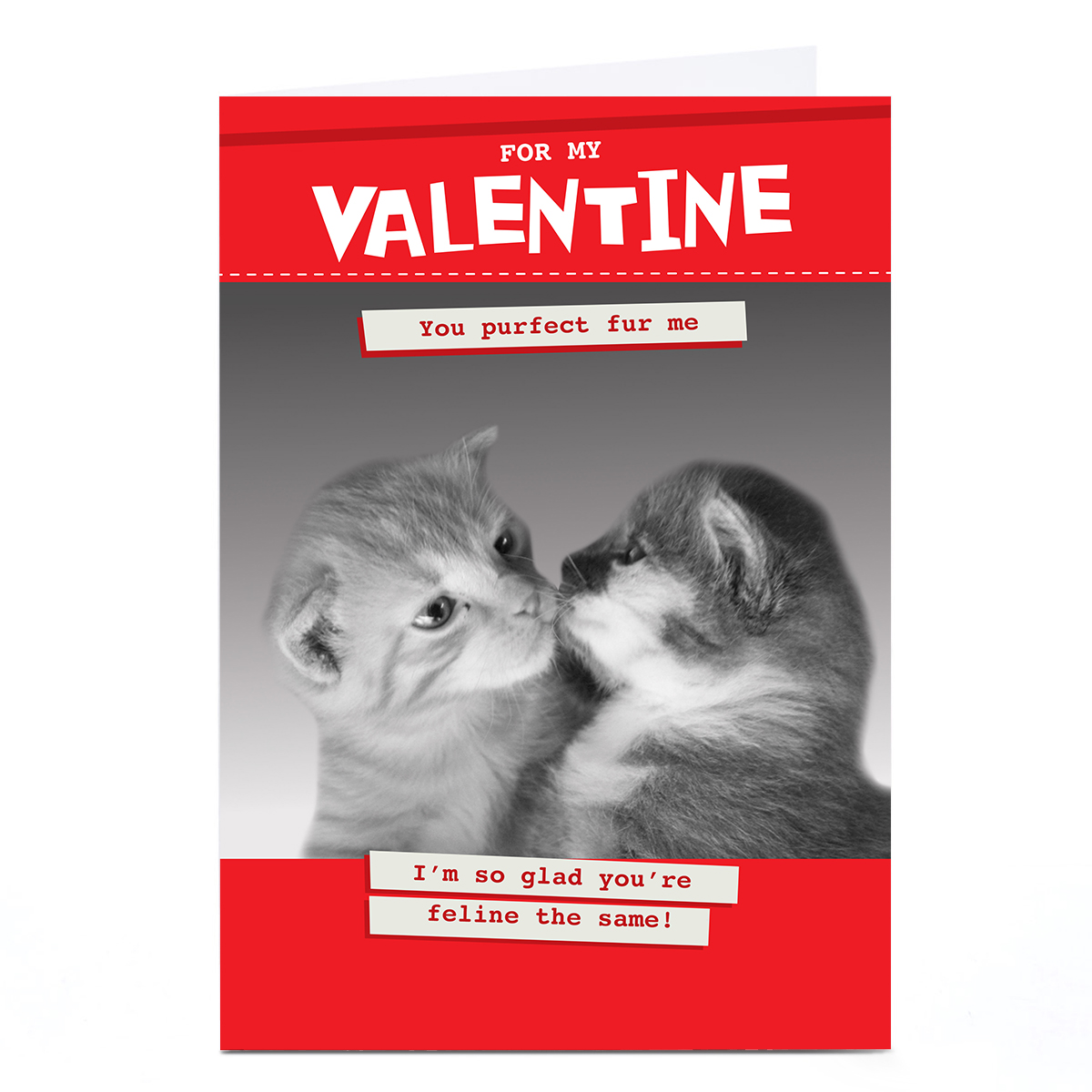 Personalised Quitting Hollywood Valentine Card- For my Valentine