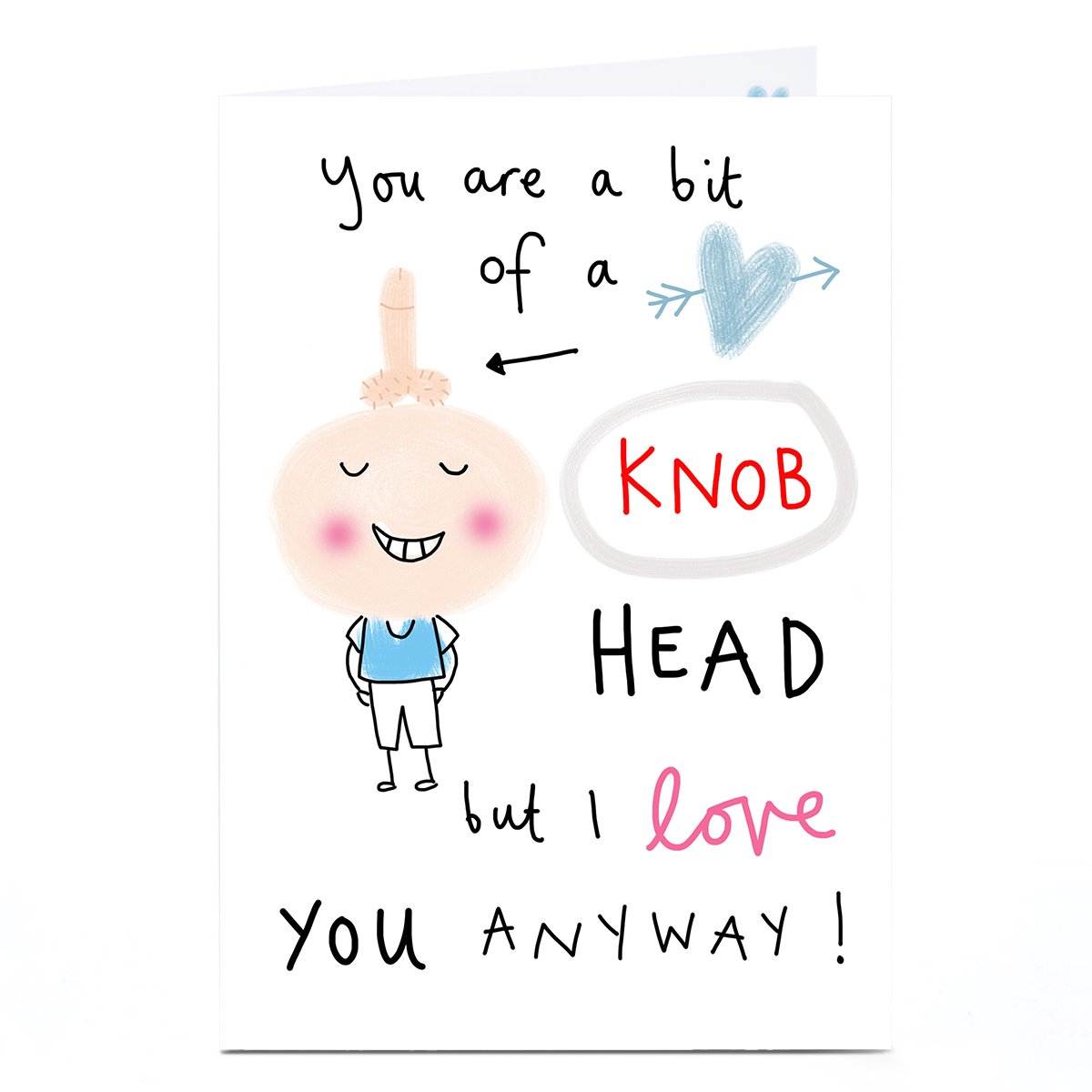 Personalised Lindsay Loves To Draw Card - You Are A Bit Of A...