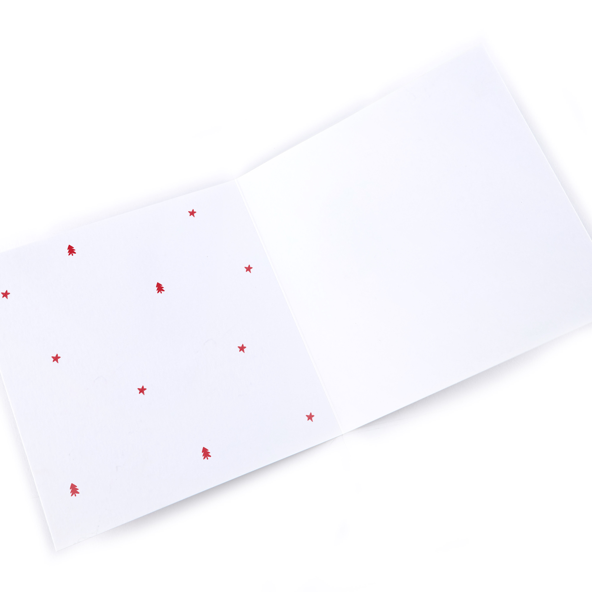 Personalised Hugs Bear Christmas Card - Bear & Flowers
