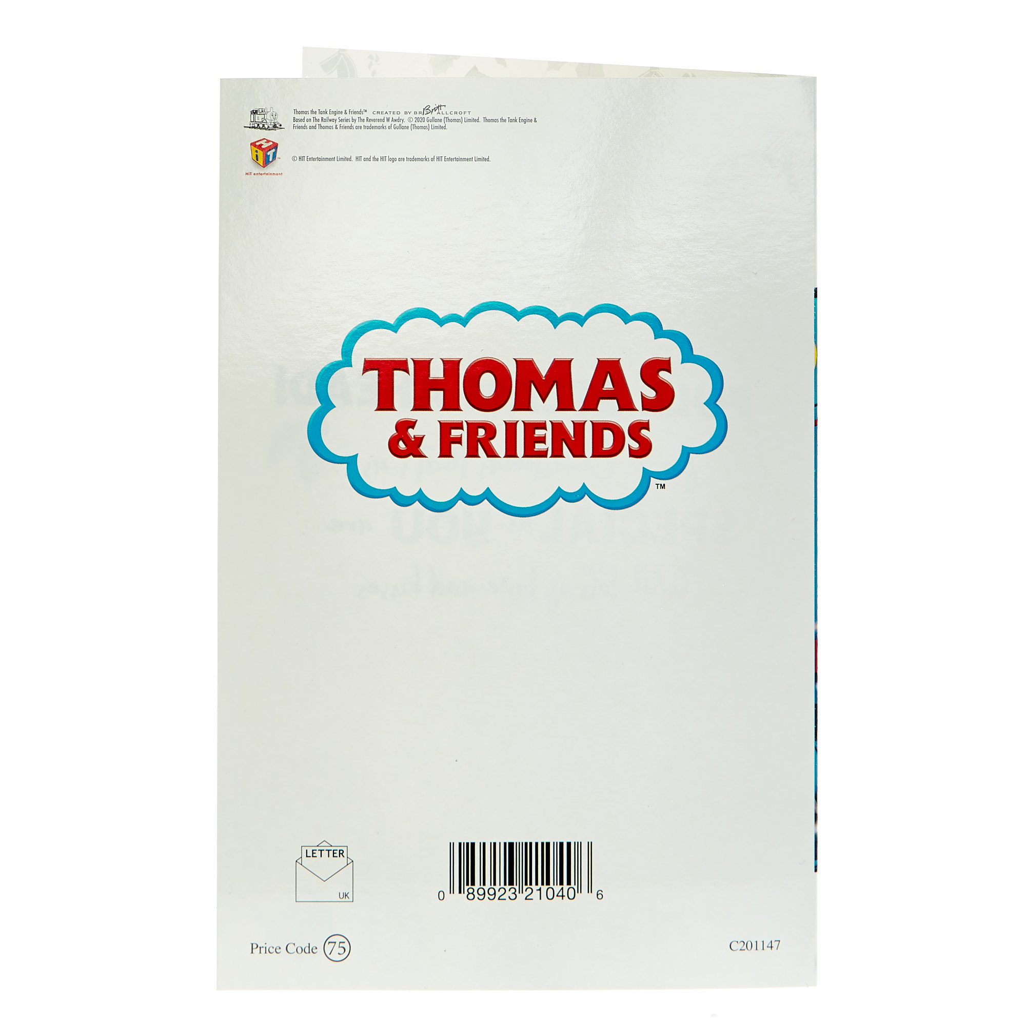 Thomas & Friends Christmas Card - Grandson