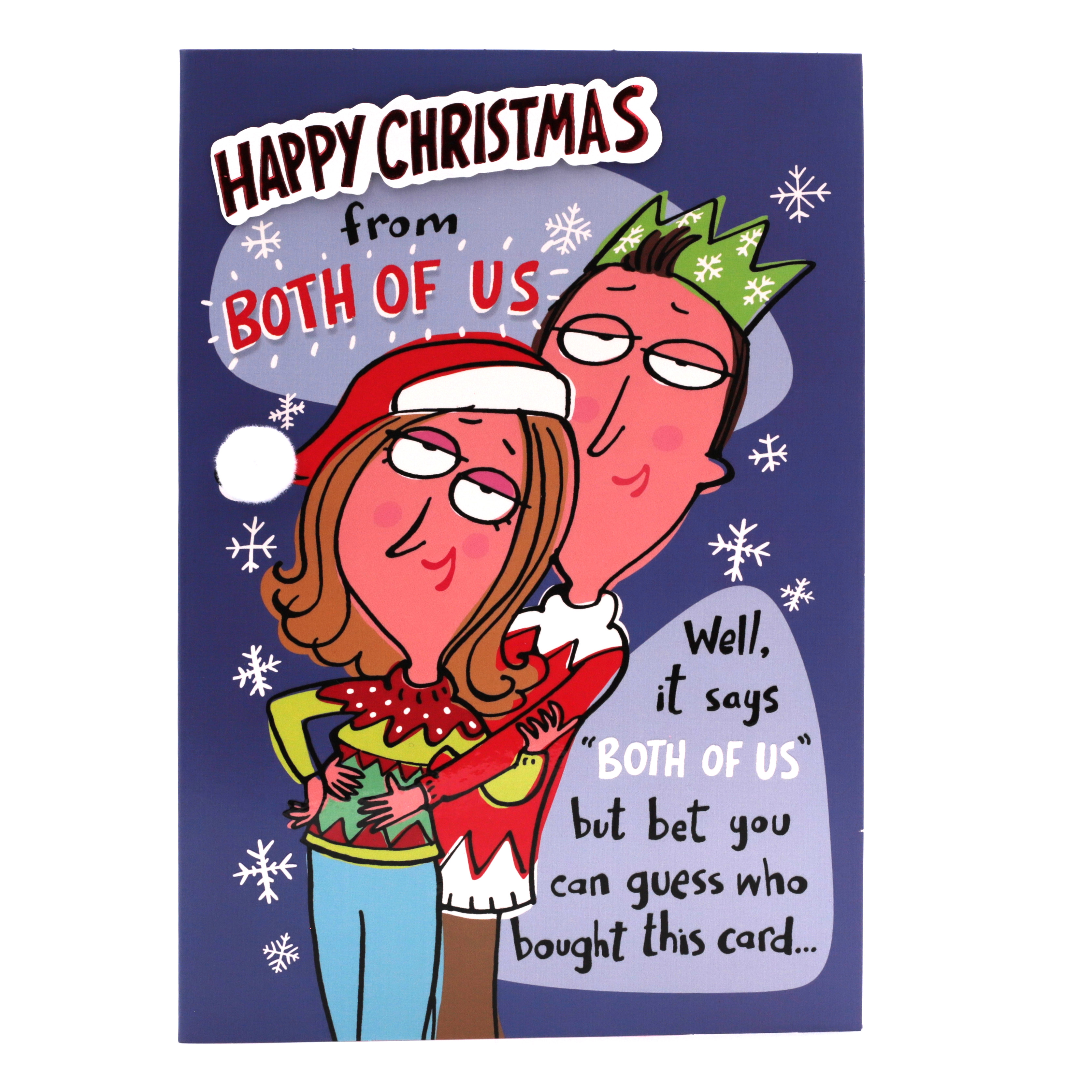 Christmas Card - From Both Of Us (Well...)