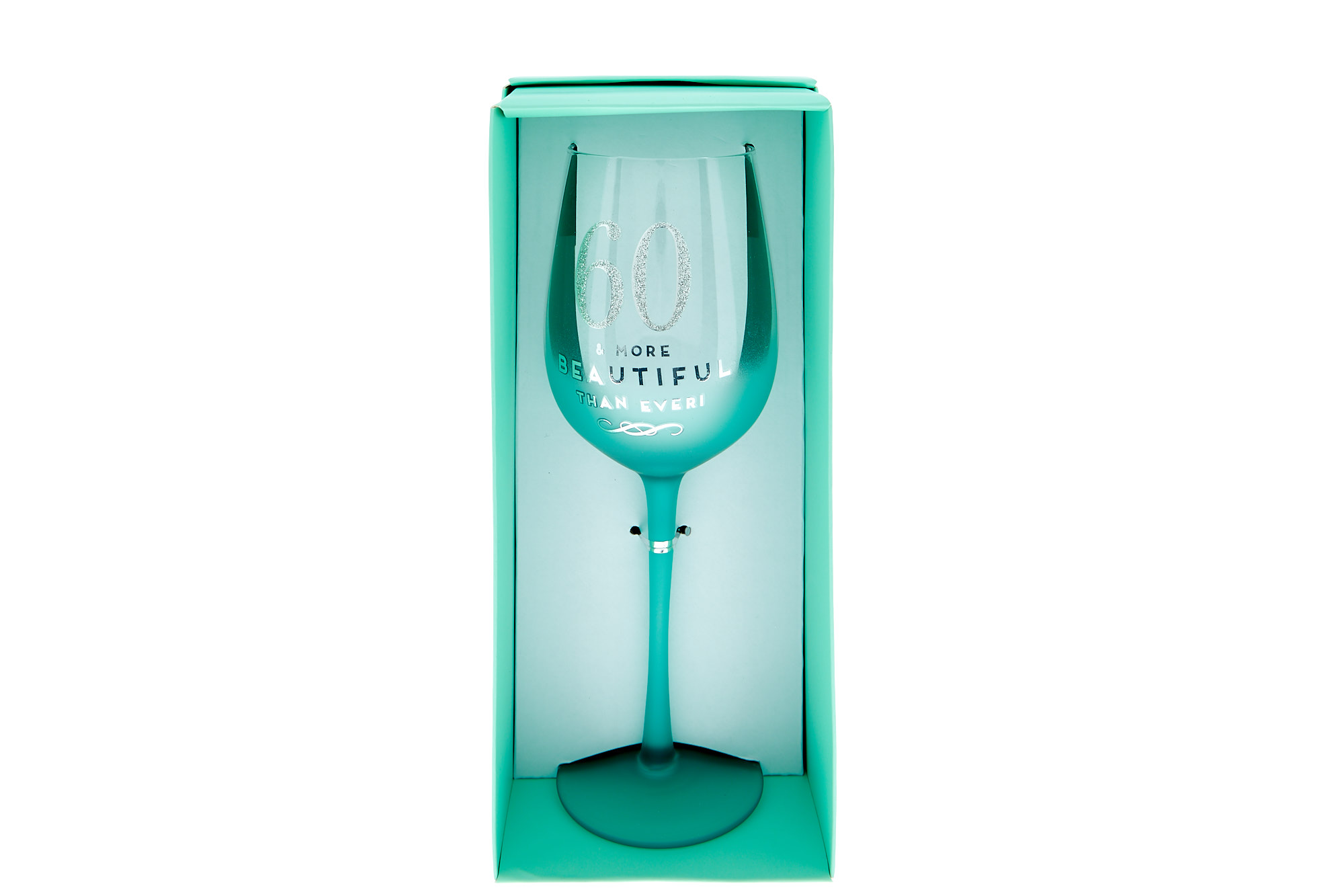 60th Birthday Wine Glass - More Beautiful Than Ever