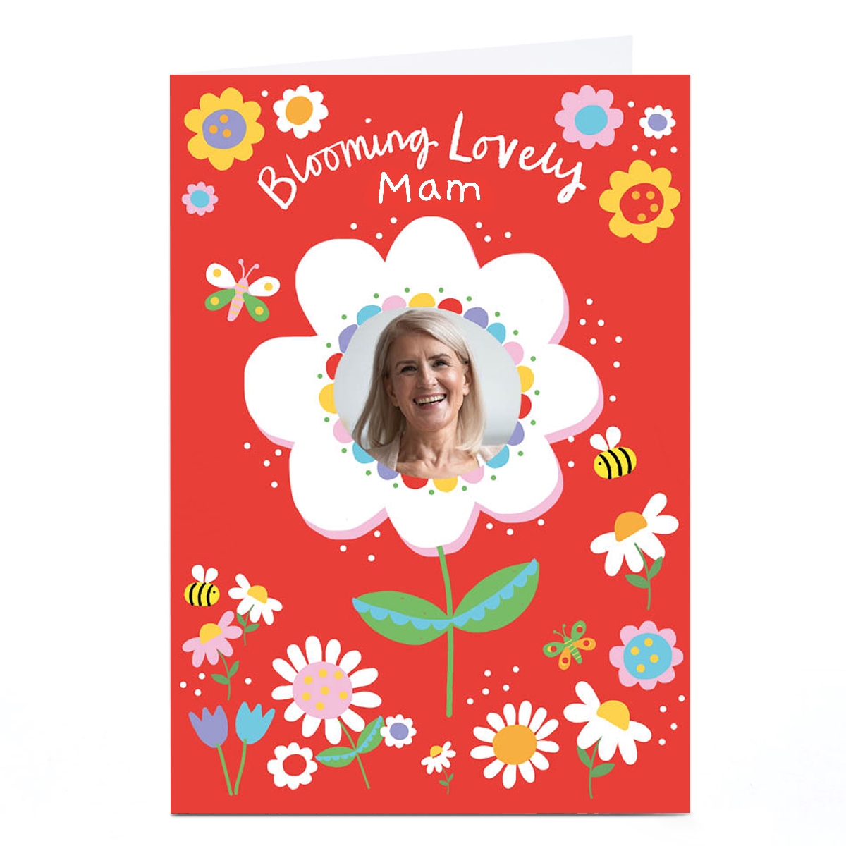 Personalised Lindsay Kirby Mother's Day Card - Blooming Lovely Mam