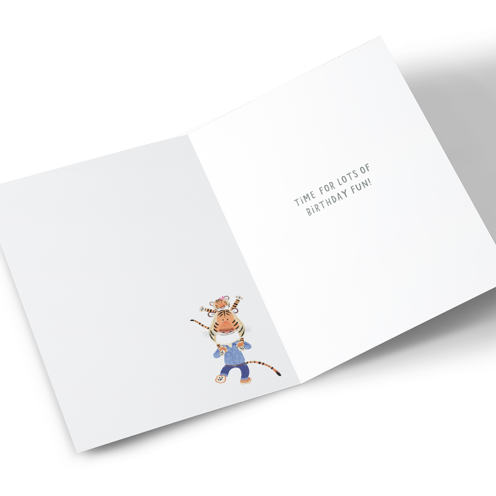 Birthday Card - Daddy Tiger, From Your Little Girl