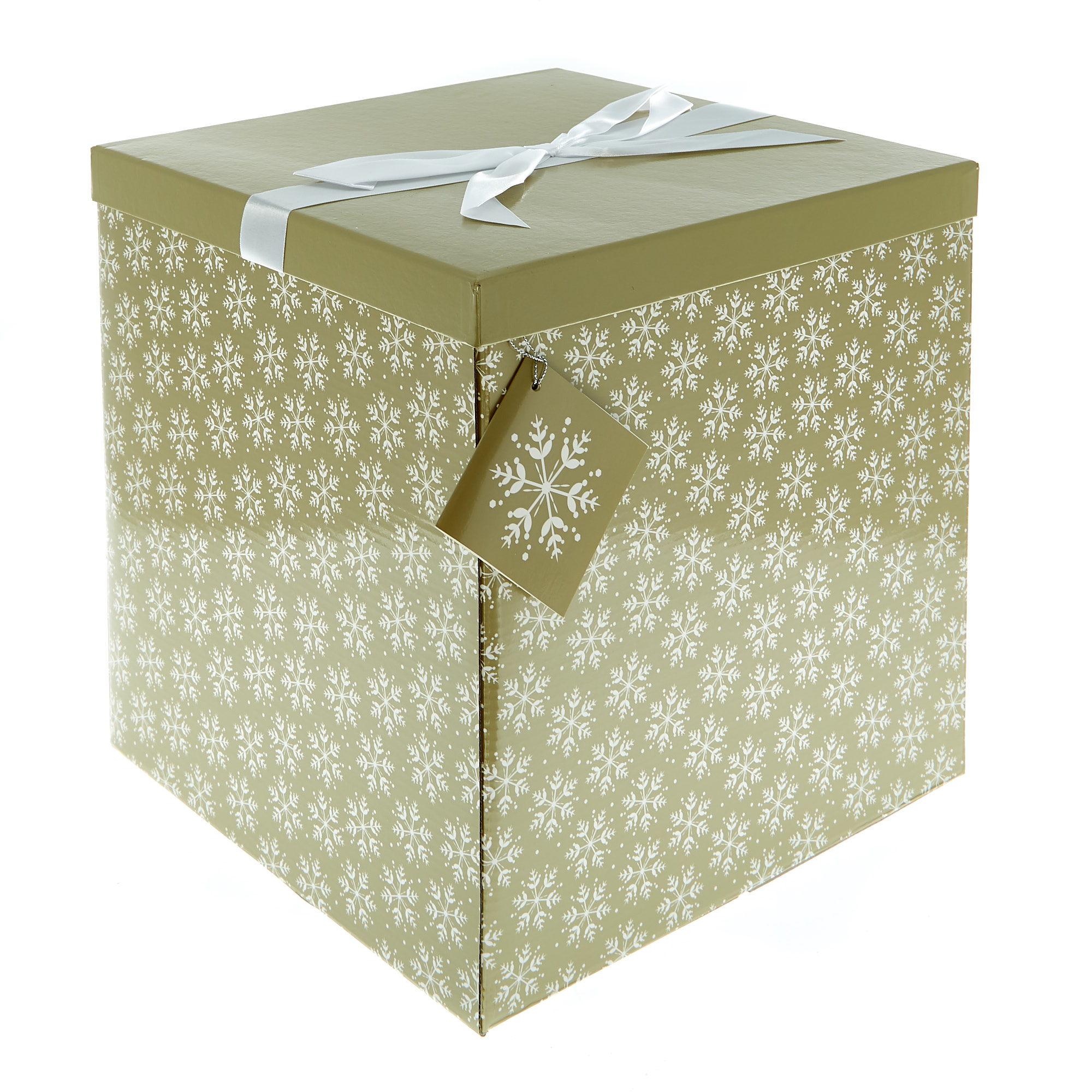 Gold Flakes Flat-Pack Jumbo Gift Box 