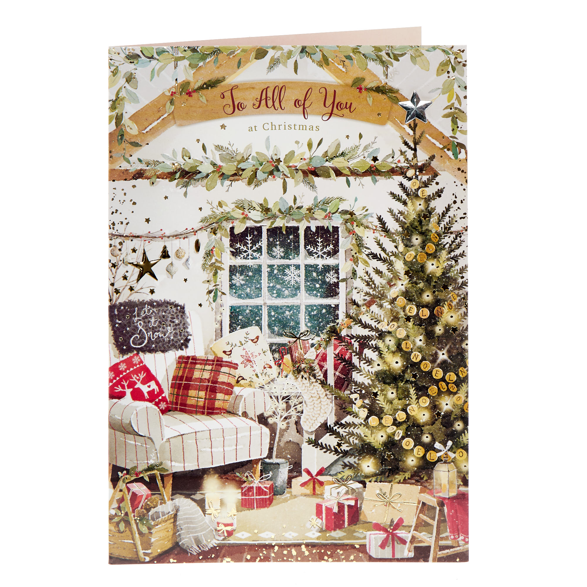 To All Of You Festive Lounge Christmas Card