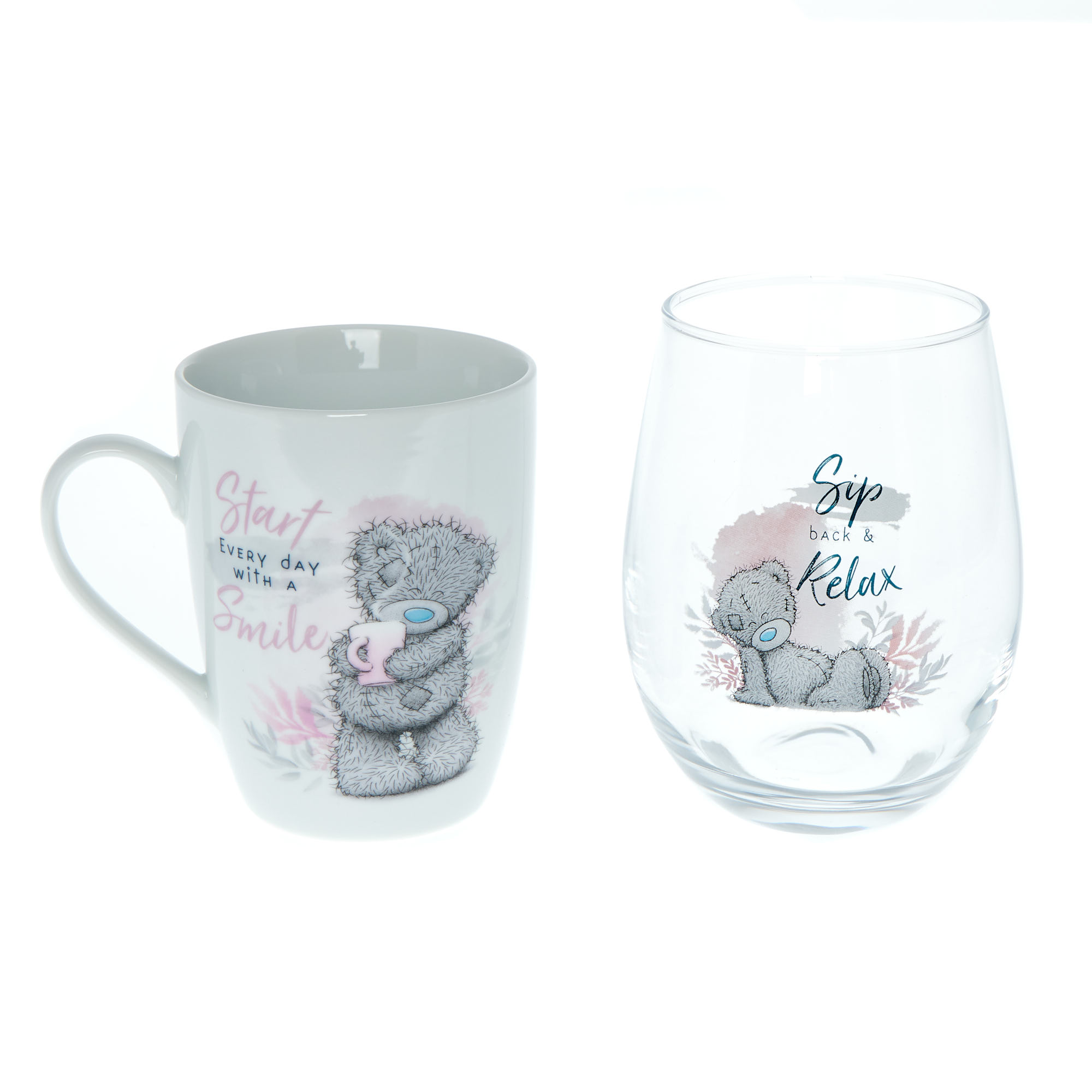 Me To You Tatty Teddy Mug & Stemless Wine Glass Gift Set