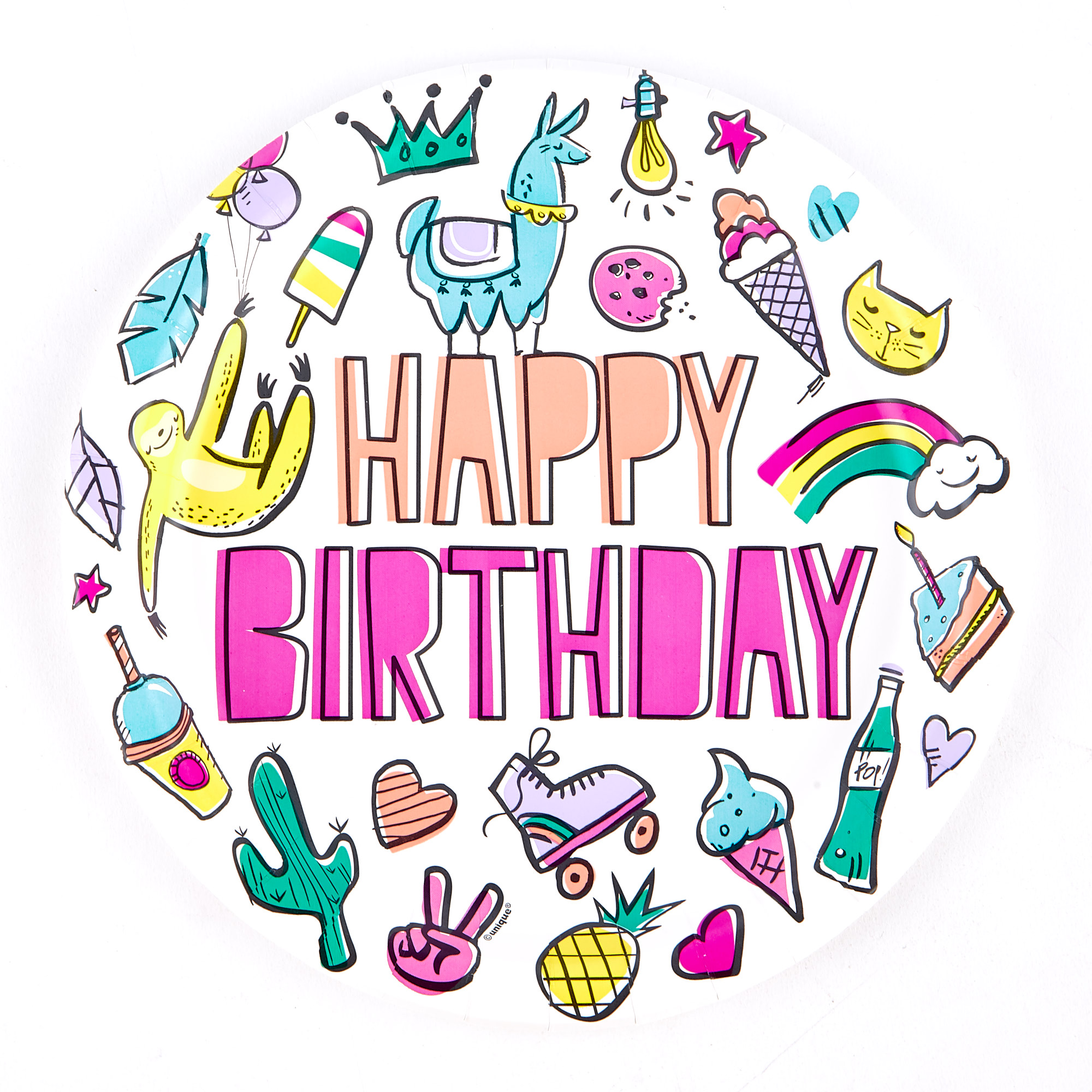 Favourite Things Birthday Party Tableware & Decorations Bundle - 16 Guests