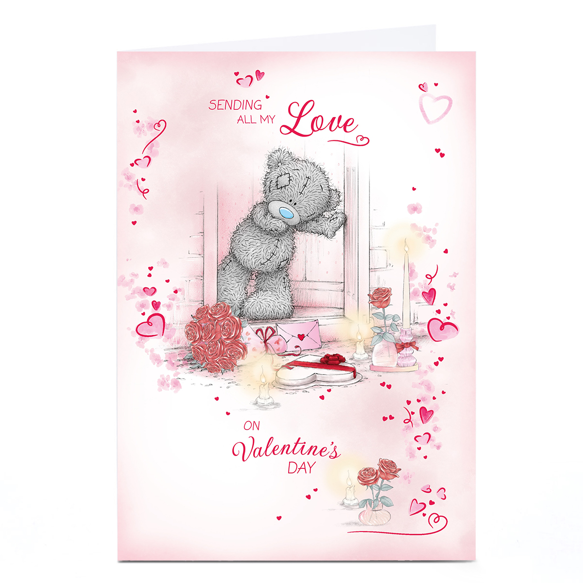 Tatty Teddy Valentine's Day Card - Sending All My Love