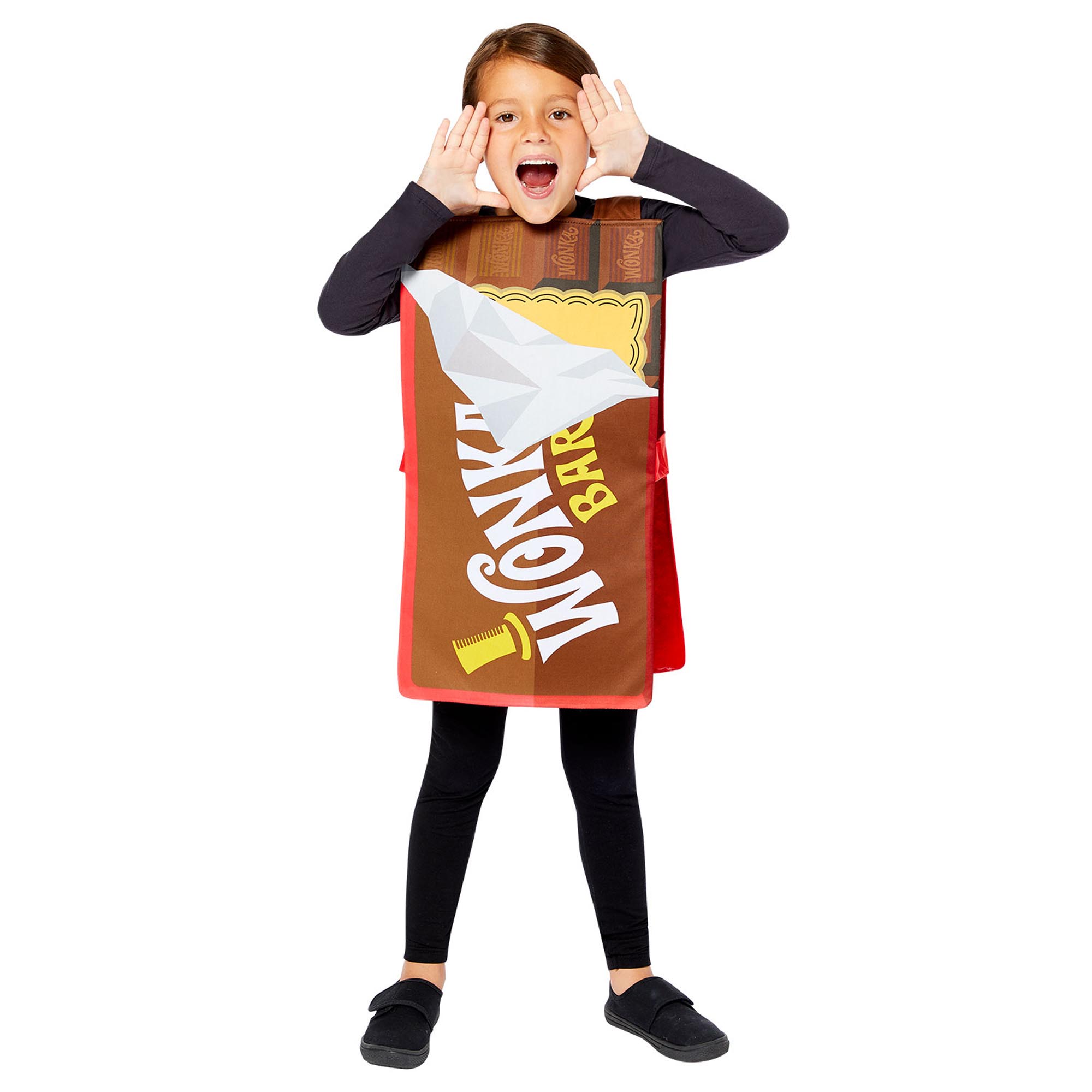 Official Wonka Bar Children's Fancy Dress Costume