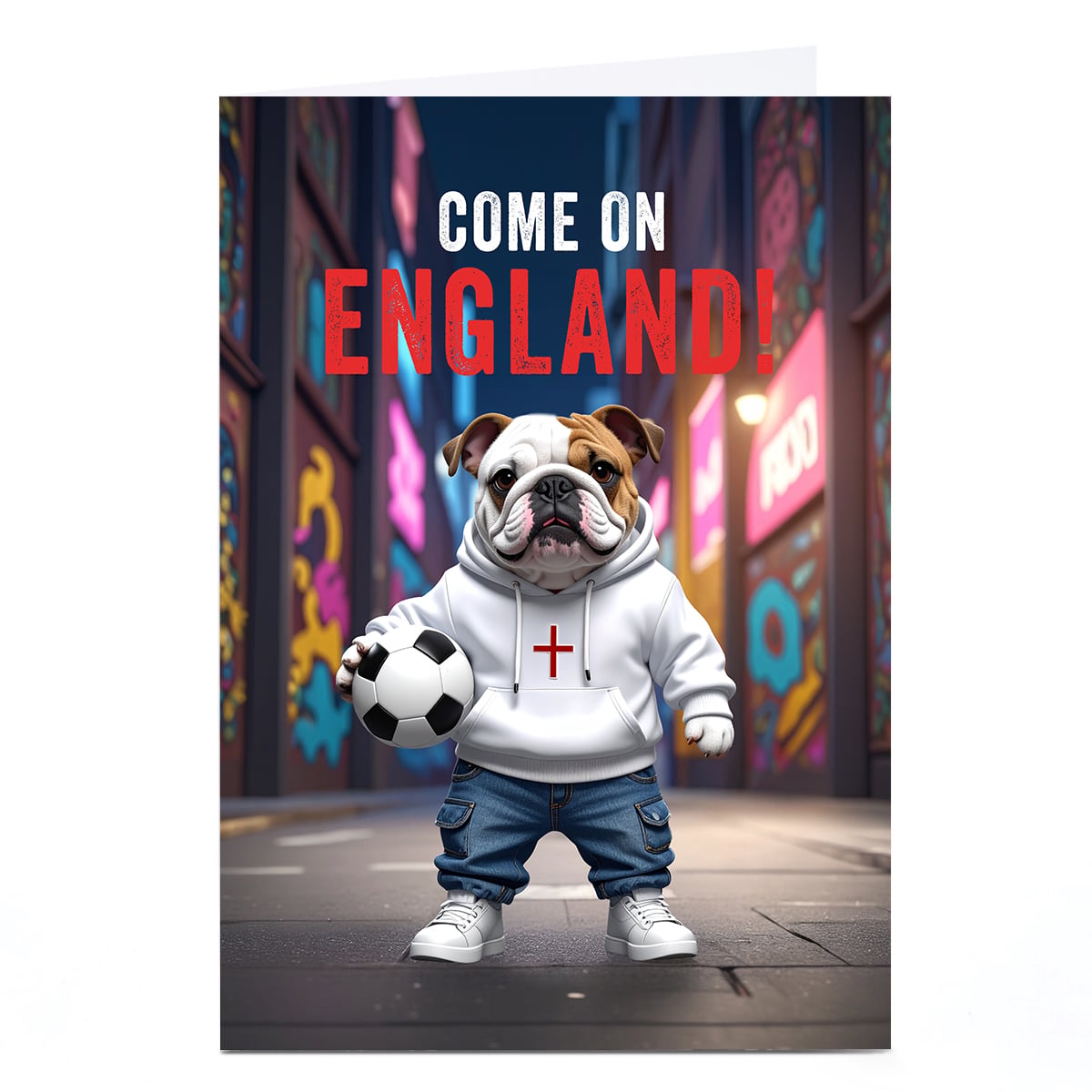 World Cup Card - Come on England