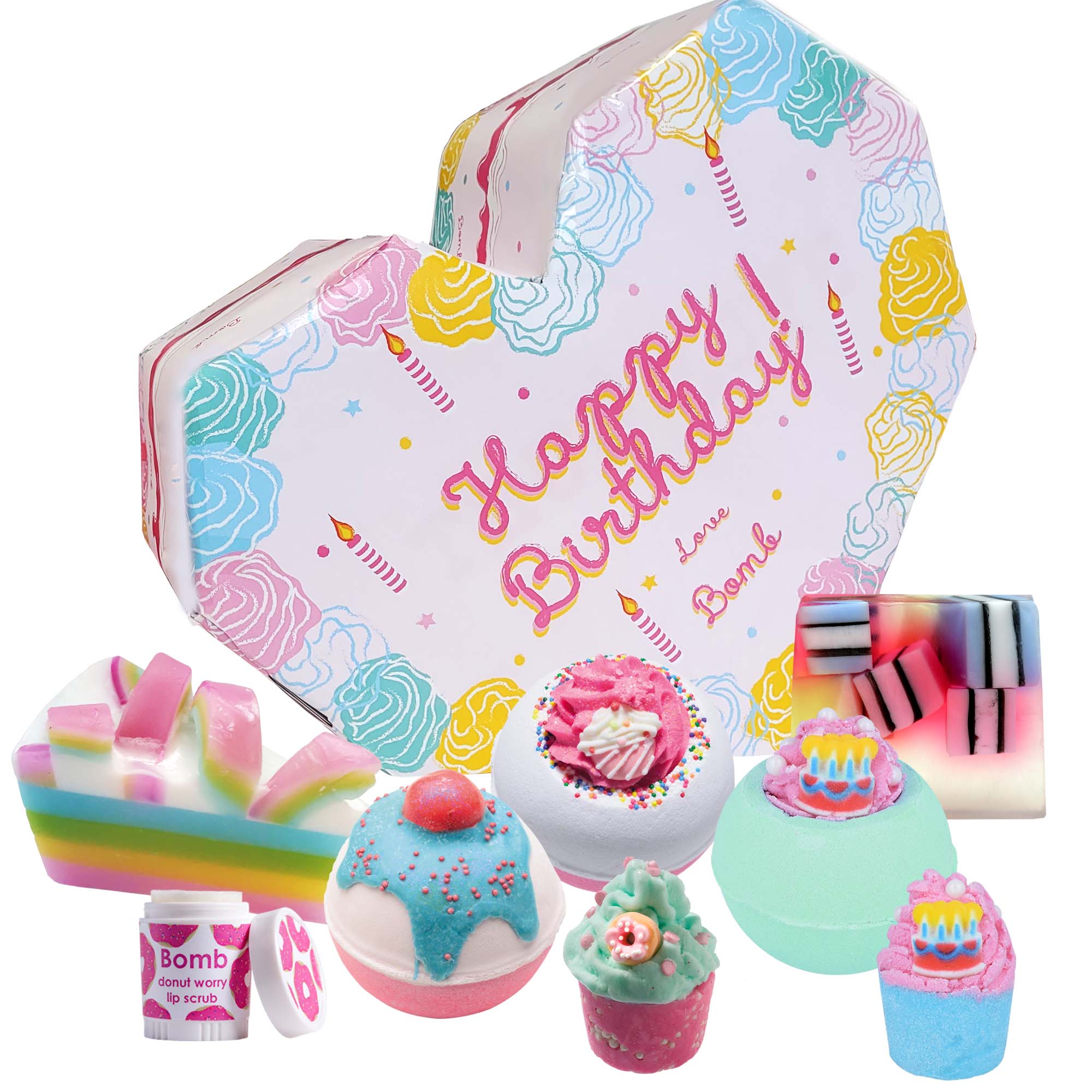 Large Bomb Cosmetics Happy Birthday Gift Box