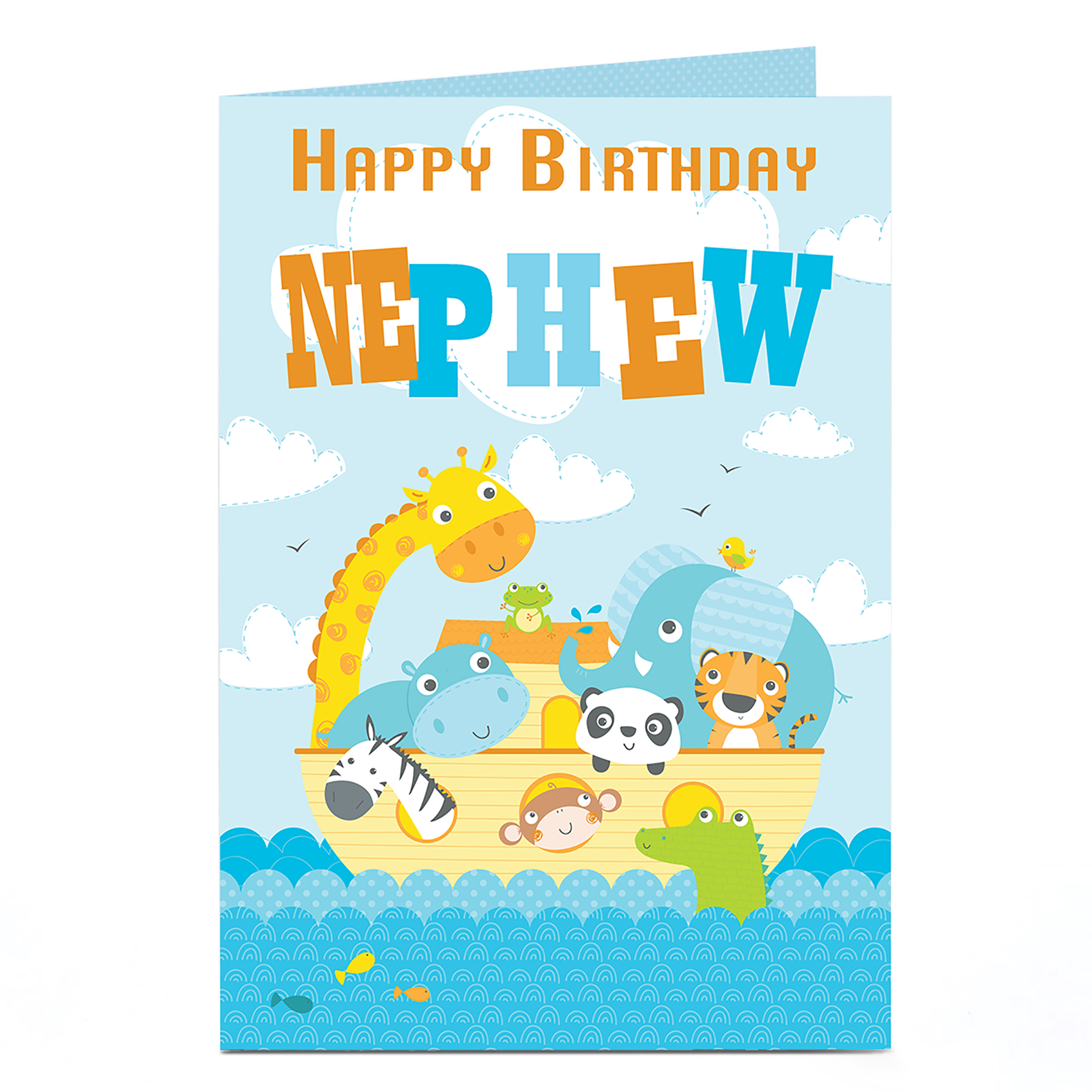 Personalised Birthday Card - Animal Ark Nephew