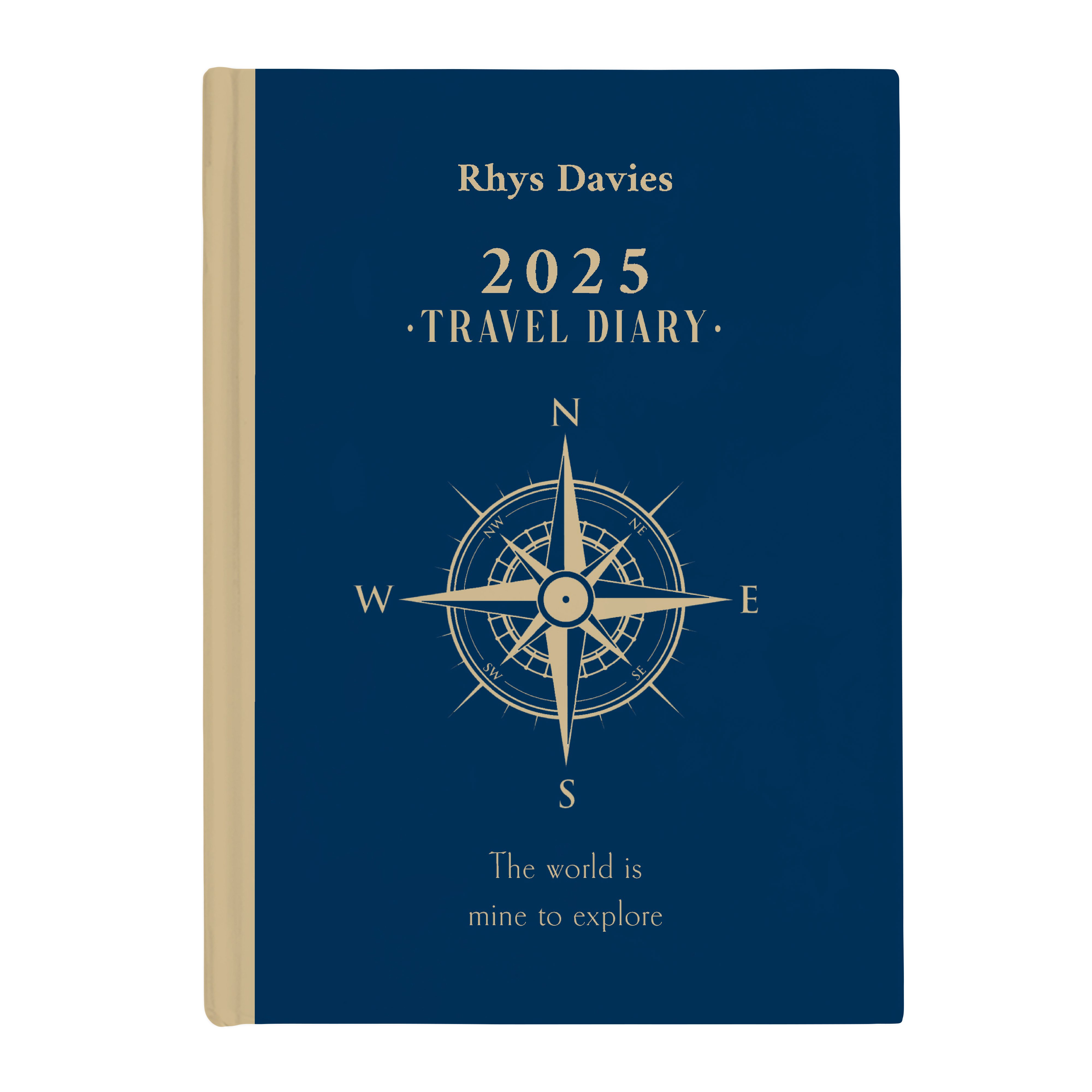 Personalised Diary - Compass Travel Diary